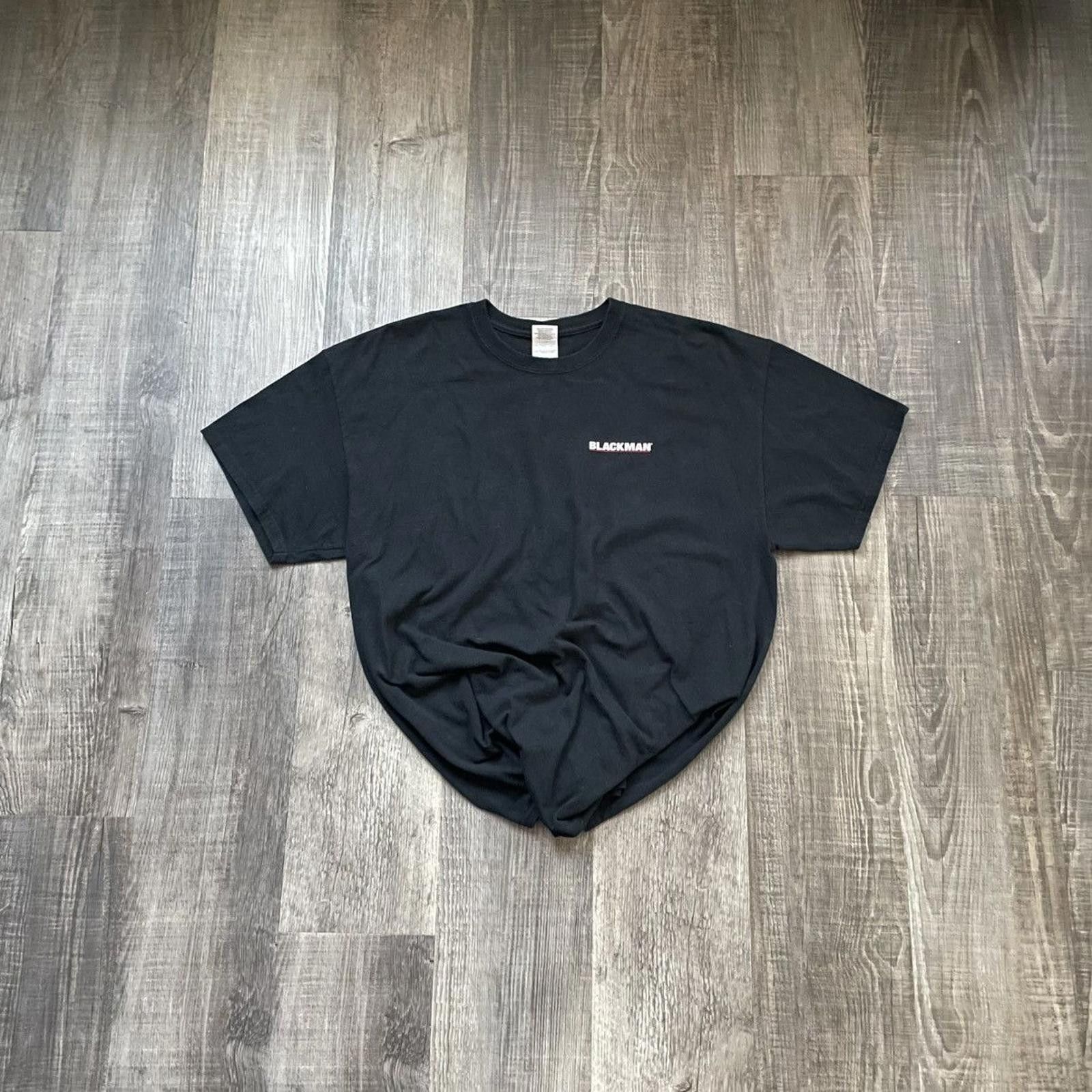Gildan GILDAN • VNTG "Blackman" Pre-Shrunk Tee (XL) Size US XL / EU 56 / 4 - 1 Thumbnail