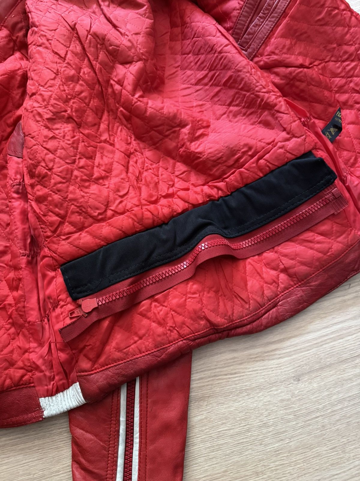 Genuine Leather Vintage 90’s Women’s Genuine Leather Moto Racing Jacket Size S / US 4 / IT 40 - 6 Thumbnail