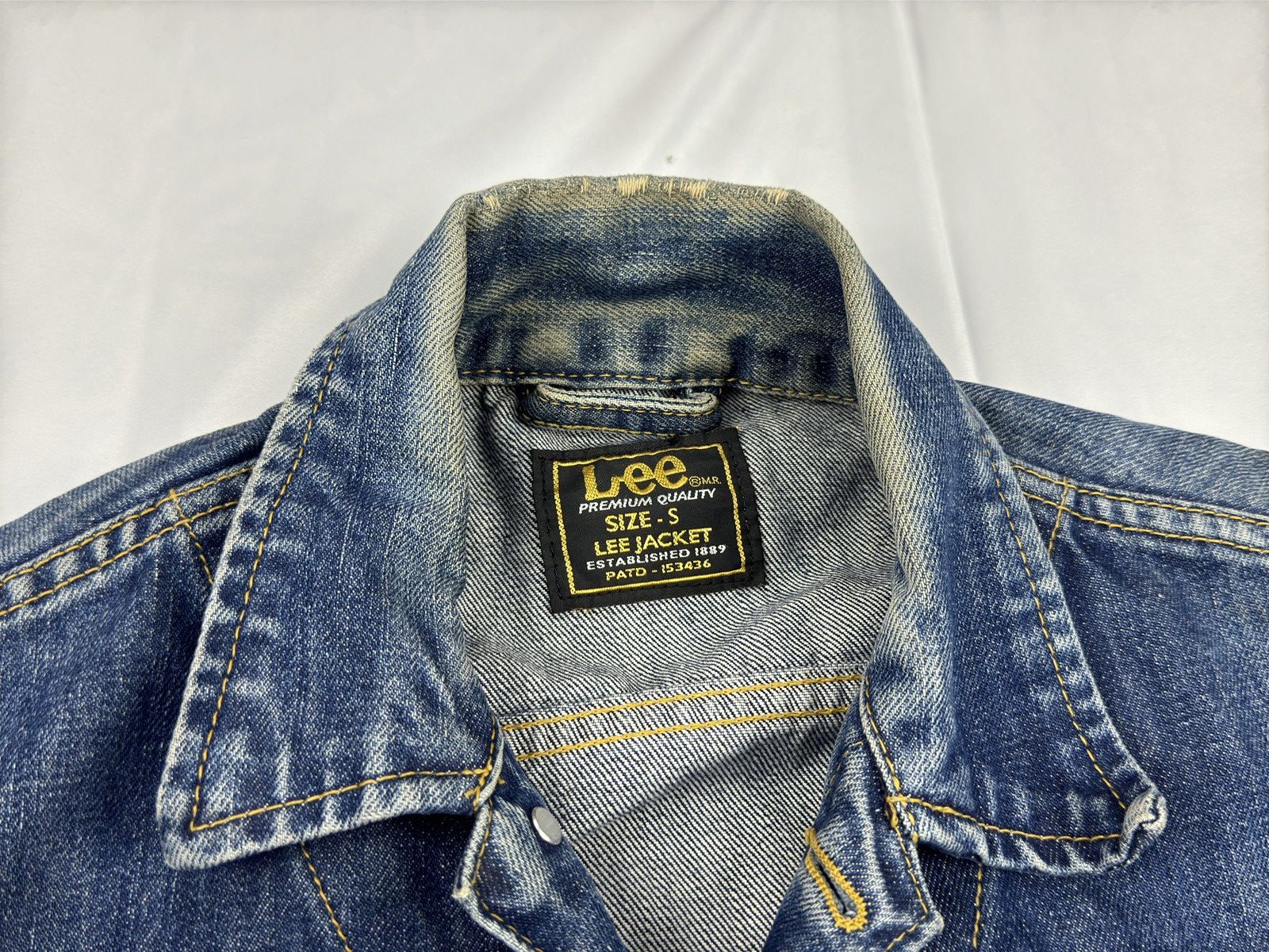 Lee × Vintage Vintage Lee denim jacket 153436 Size US S / EU 44-46 / 1 - 2 Thumbnail