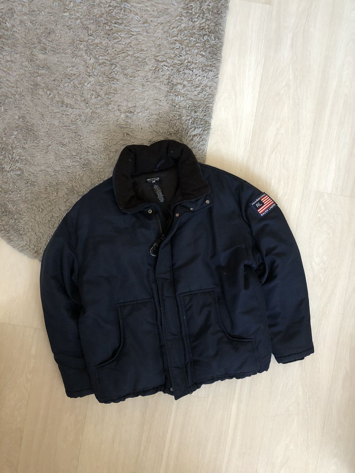 Polo Ralph Lauren × Ralph Lauren × Vintage Vintage Polo Ralph Lauren Jeans Puffer Down Jacket Size US L / EU 52-54 / 3 - 1 Thumbnail