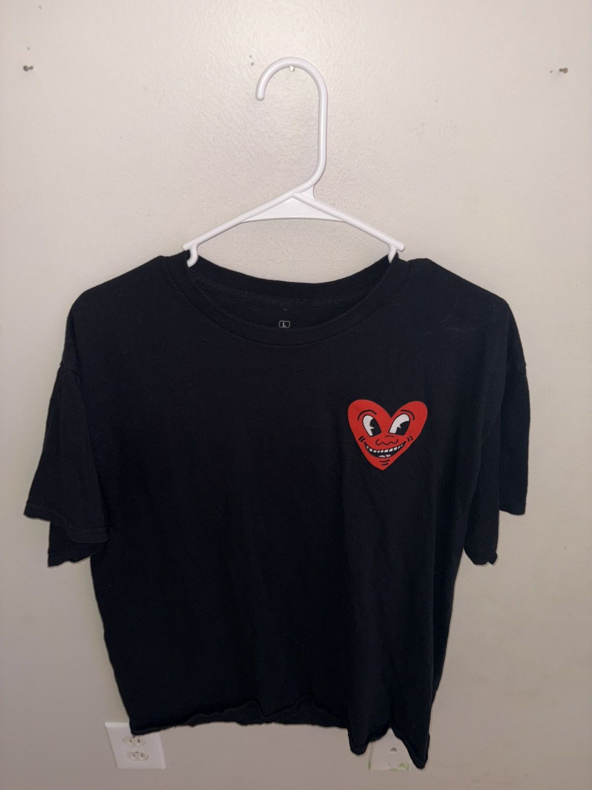 Keith Haring Keith Haring Black Heart Tee Size US L / EU 52-54 / 3 - 7 Thumbnail