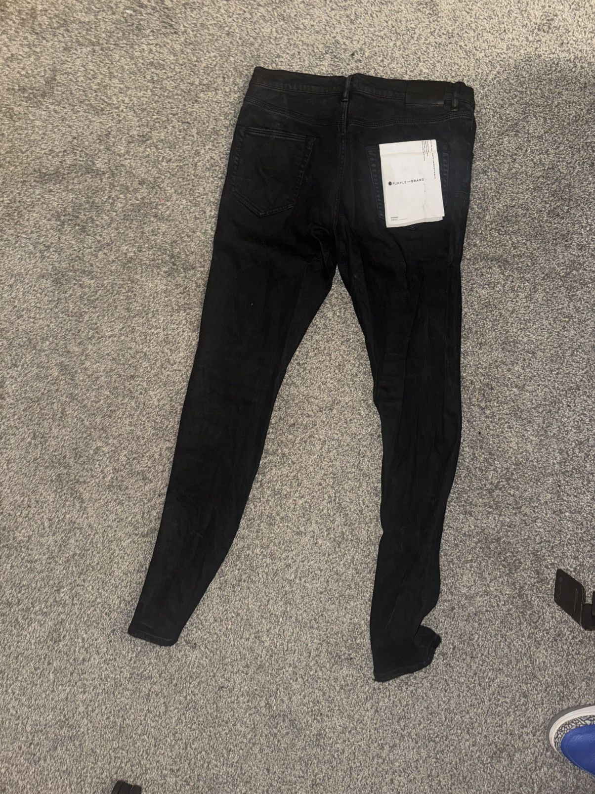 Purple Brand Resin Coated Skinny Jeans Size US 33 - 3 Thumbnail