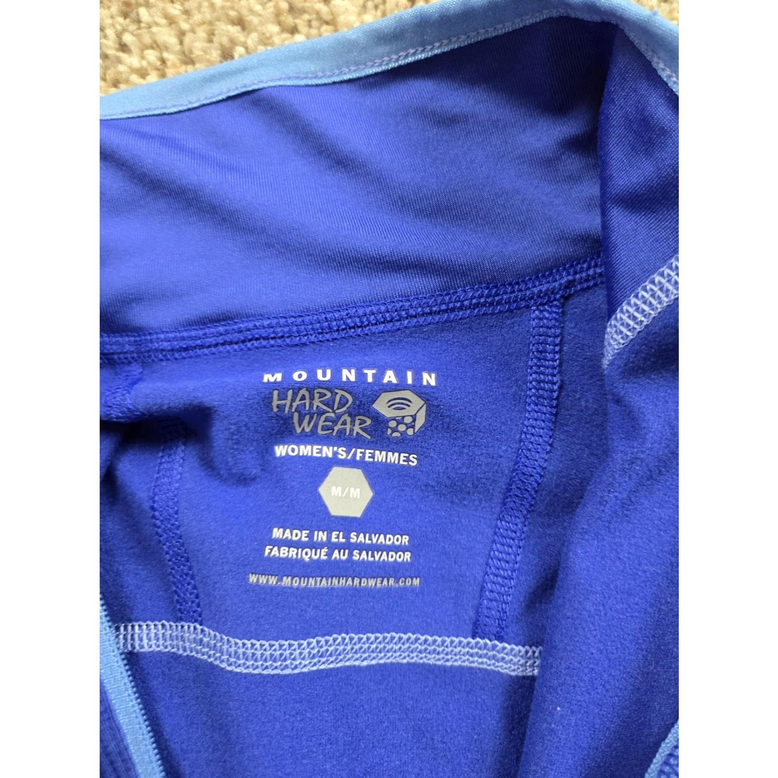 Mountain Hardwear Mountain Hardwear Jacket Womens Medium Blue Stretch Fleece Full Zip Midweight Size M / US 6-8 / IT 42-44 - 5 Thumbnail