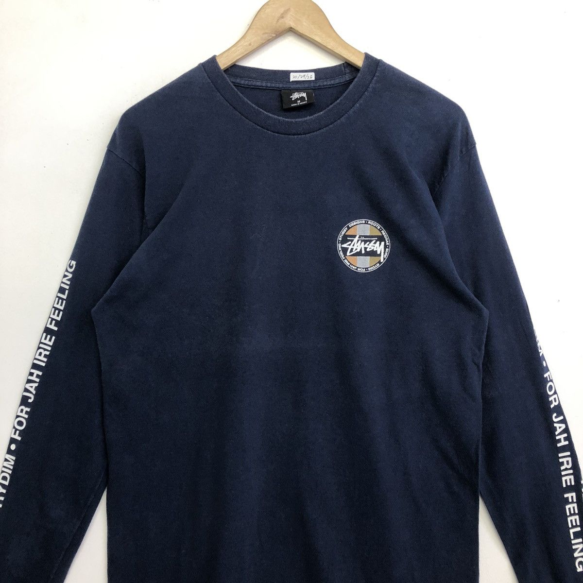 Stussy Stussy Reggae Roots For Jah Irie Feeling Long Sleeve Tee Size US M / EU 48-50 / 2 - 4 Thumbnail