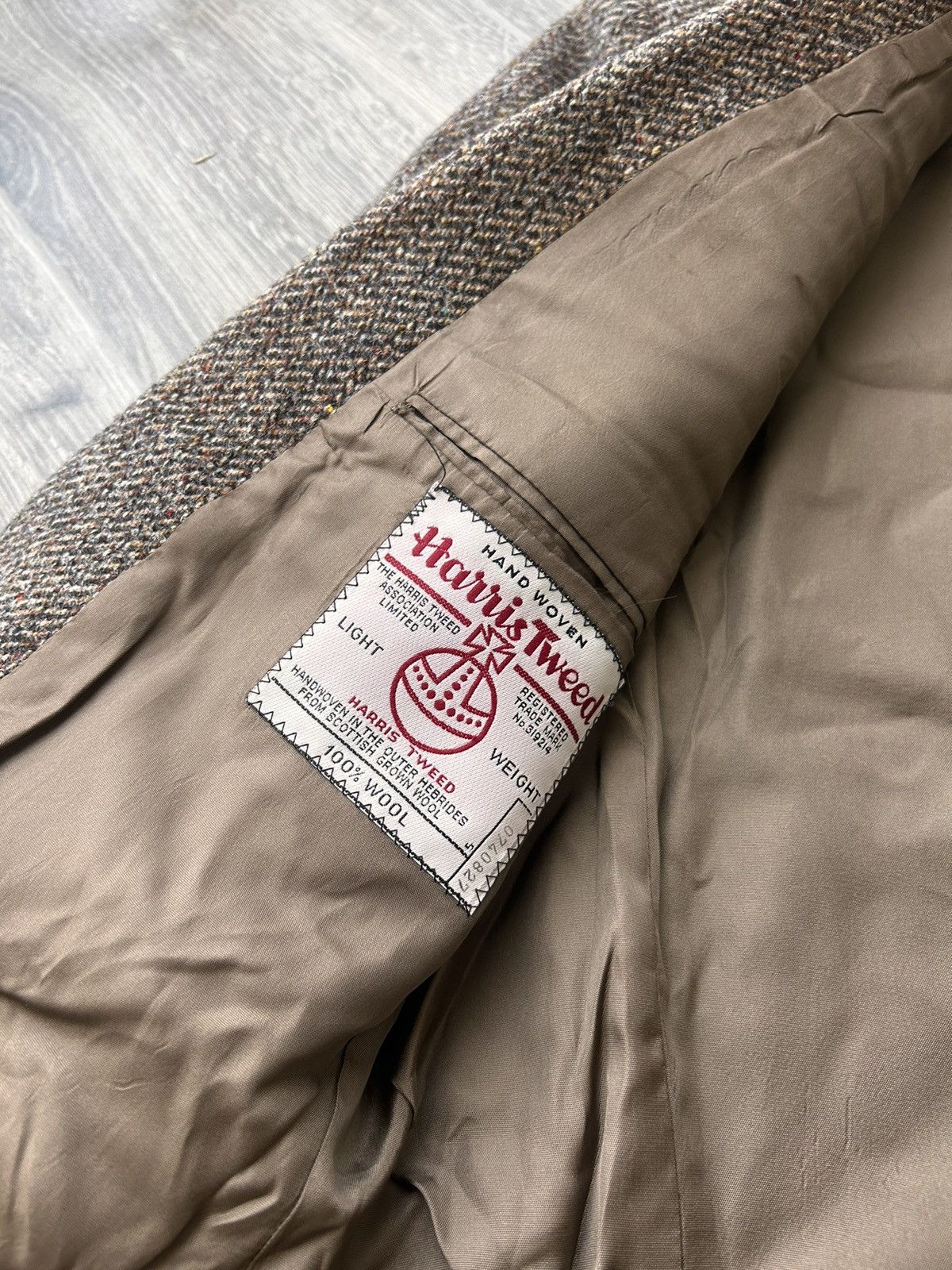 Designer × Harris Tweed × Japanese Brand Harris Tweed Made in U.K wool suits mens Size 40R - 4 Thumbnail