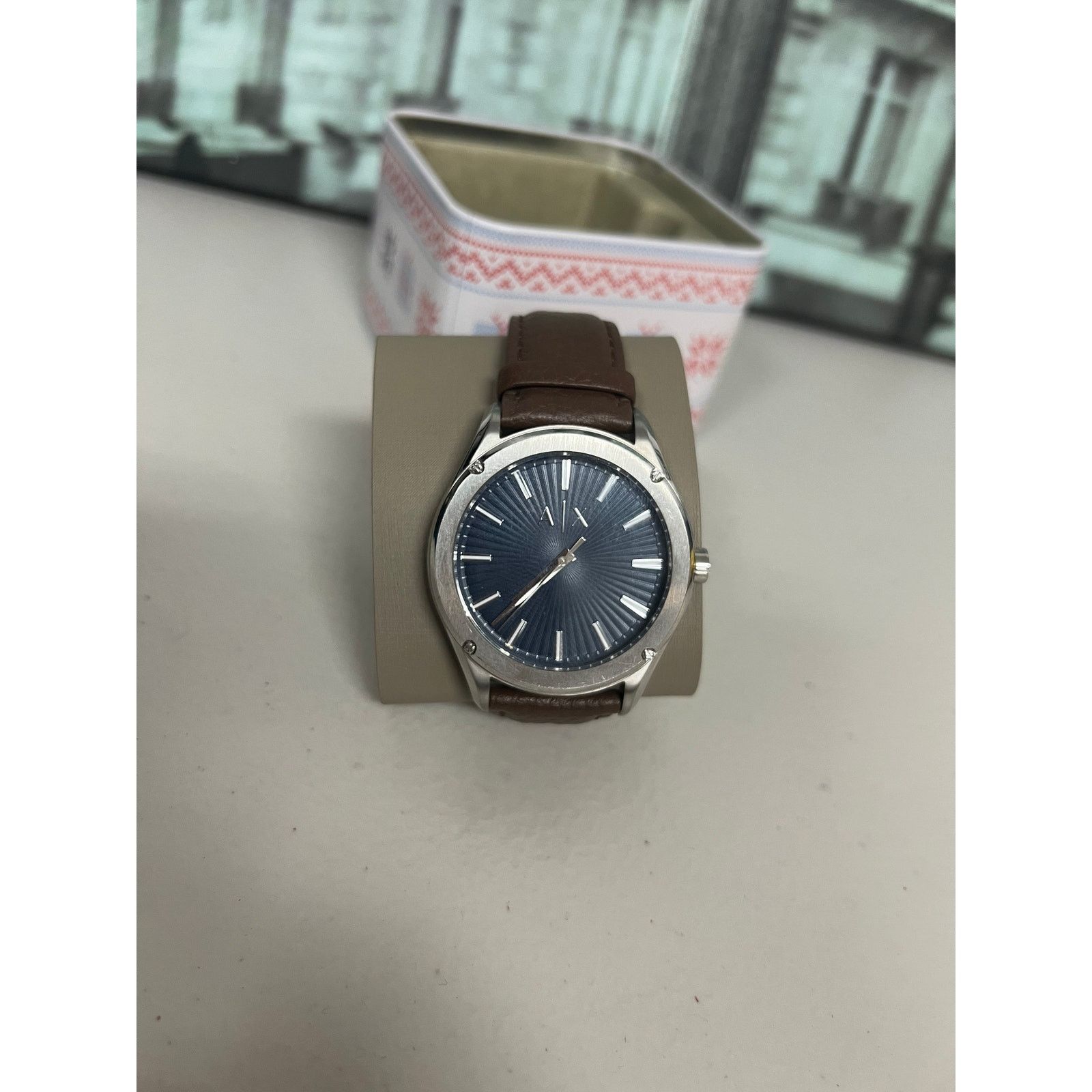 Armani Armani Exchange AX2804 Fitz Men's Watch With Blue Dial Size ONE SIZE - 2 Thumbnail