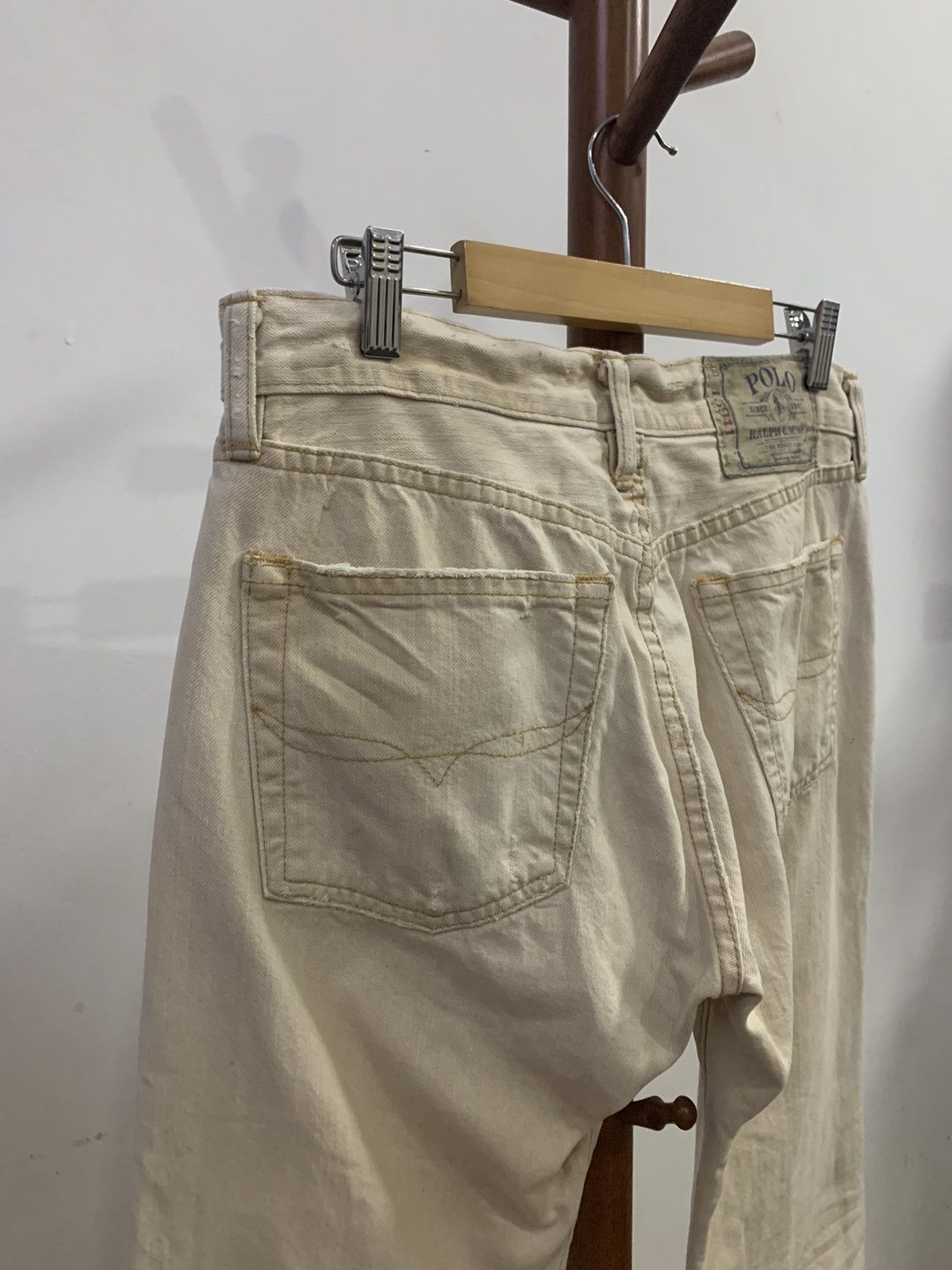 Polo Ralph Lauren × Ralph Lauren Ralph Lauren Bootcut Distressed Denim Size US 31 - 9 Thumbnail