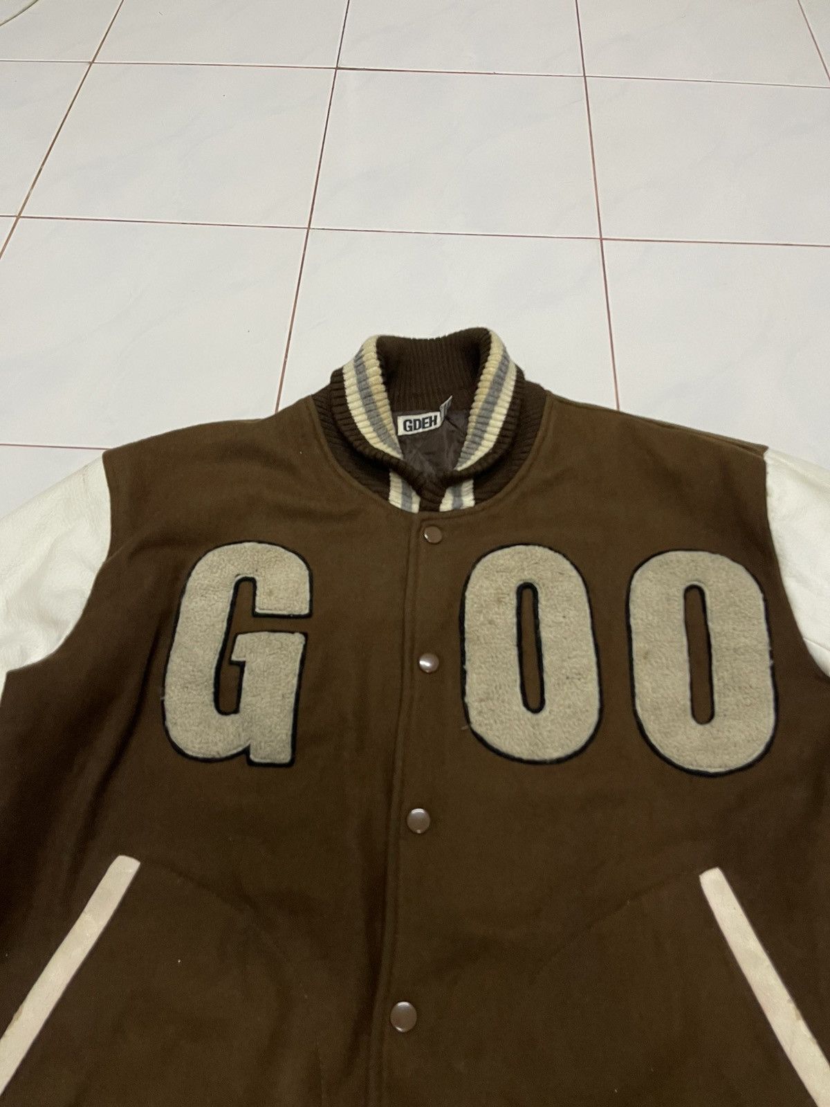 Fragment Design × Good Enough × Hiroshi Fujiwara 2000s GDEH HIROSHI FUJIWARA X FRAGMENT DESIGN VARSITY RARE Size US L / EU 52-54 / 3 - 12 Thumbnail