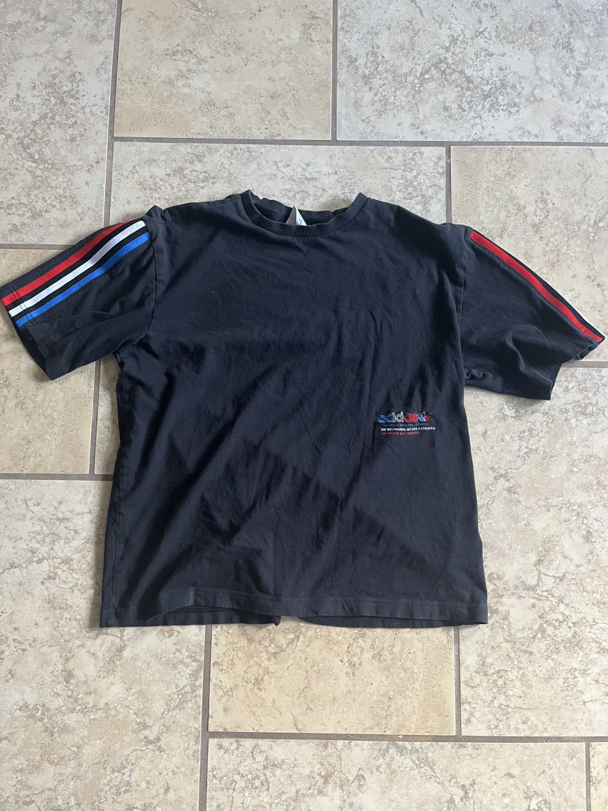 Adidas × Vintage Vintage Adidas T-Shirt Size US S / EU 44-46 / 1 - 1 Thumbnail