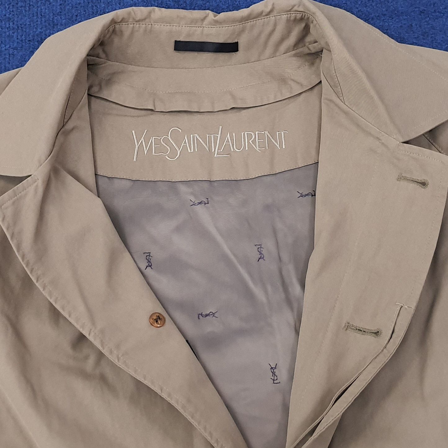 Yves Saint Laurent Vintage Yves Saint Laurent YSL Trench Coat with Vests C250N8 Size US L / EU 52-54 / 3 - 4 Thumbnail