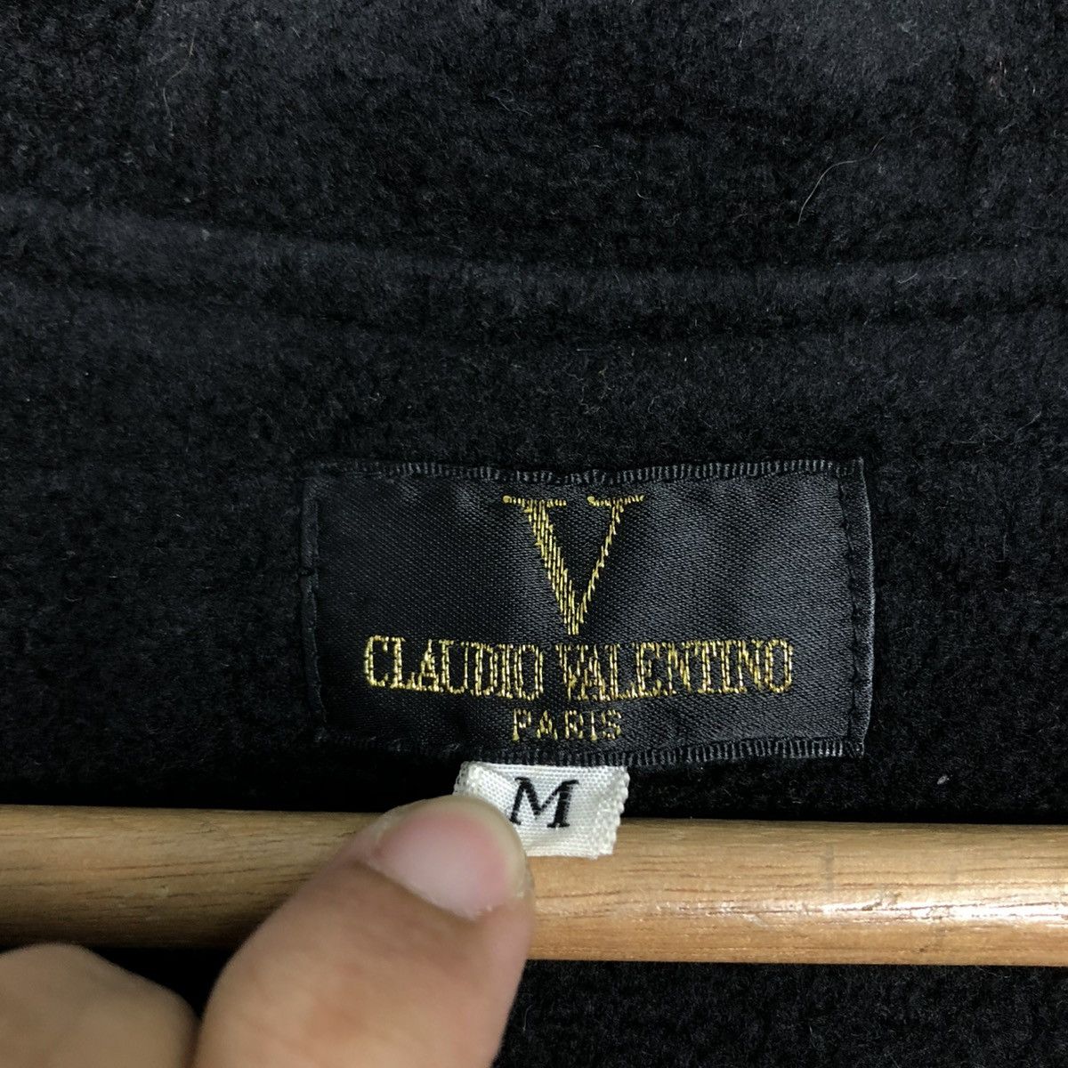 Japanese Brand 🔥VINTAGE LONG JACKET HOODIE CLAUDIO VALENTINO PARIS BLANKET Size US M / EU 48-50 / 2 - 19 Thumbnail