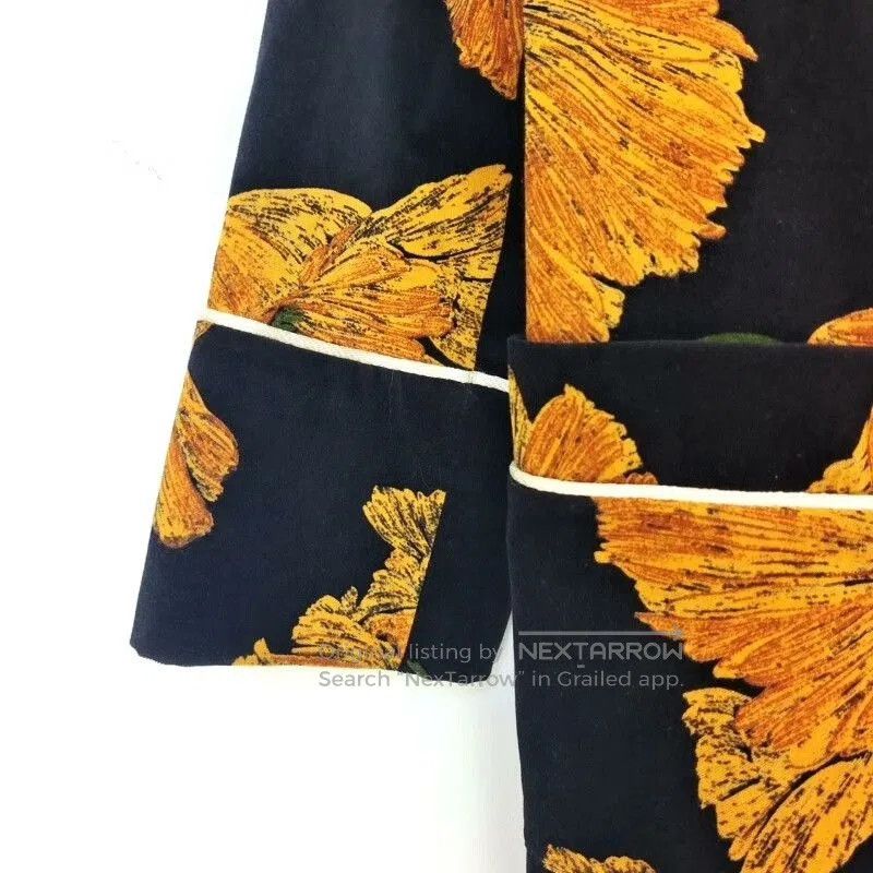 Gucci Gucci Women's Autumn Leaf Print Coat. Size S / US 4 / IT 40 - 7 Thumbnail