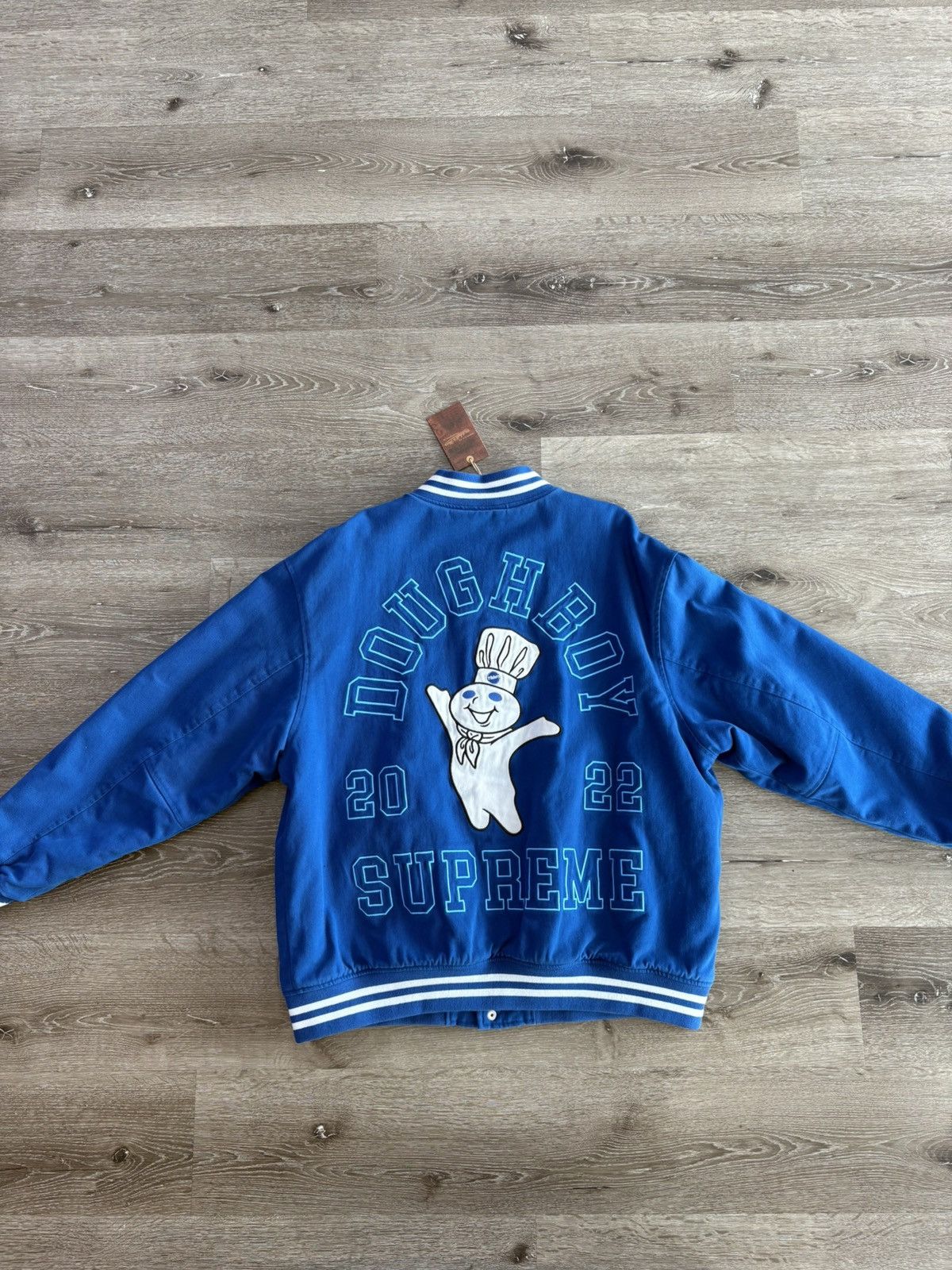 Mitchell & Ness × Supreme Supreme x Mitchell & Ness “Doughboy” Twill Varsity Jacket Size US XXL / EU 58 / 5 - 2 Thumbnail