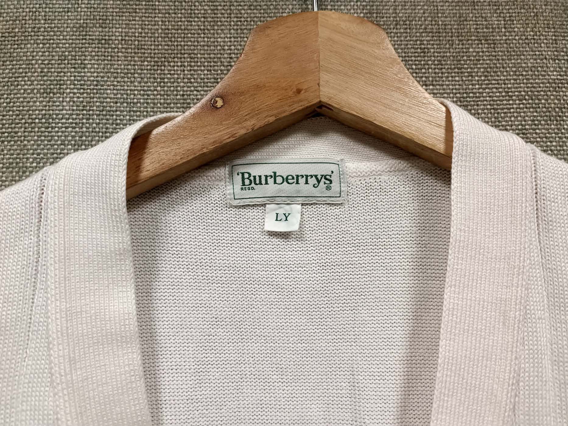 Burberry × Burberry Prorsum × Vintage Vintage Burberry Knitted Vest Logo Embroidery Size US L / EU 52-54 / 3 - 3 Thumbnail