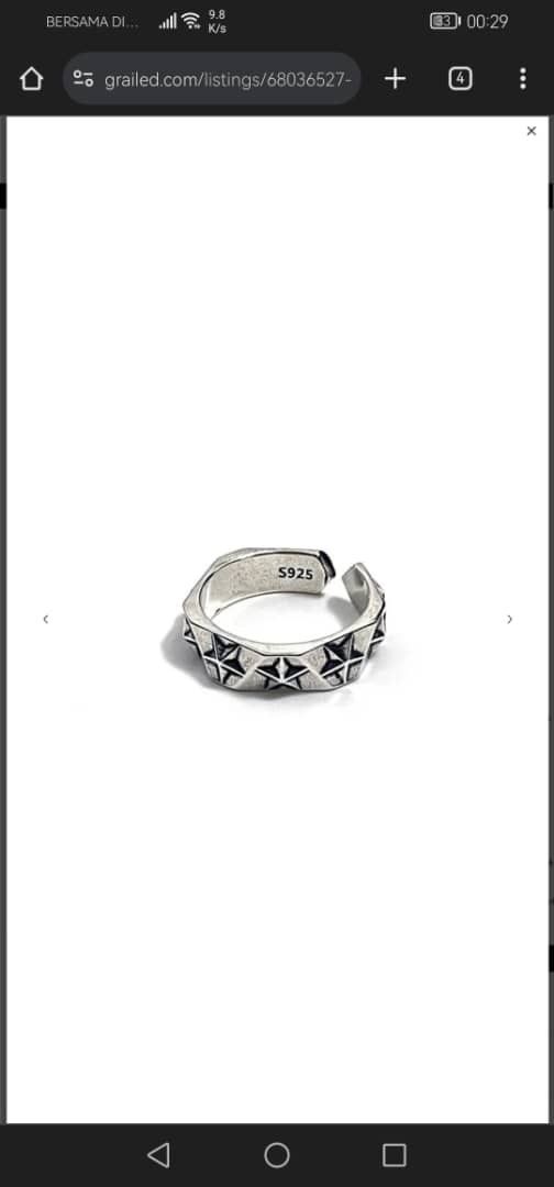 Japanese Brand × Vintage Star ring Size ONE SIZE - 6 Thumbnail