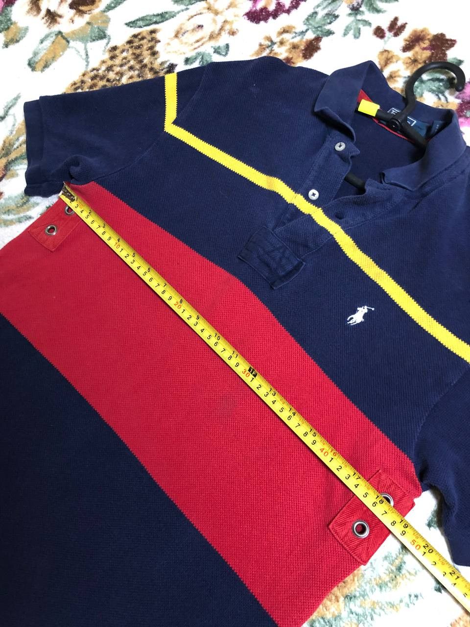 Polo Ralph Lauren Vintage Y2K Polo Ralph Lauren Stripped Polo Tee Size US M / EU 48-50 / 2 - 9 Thumbnail