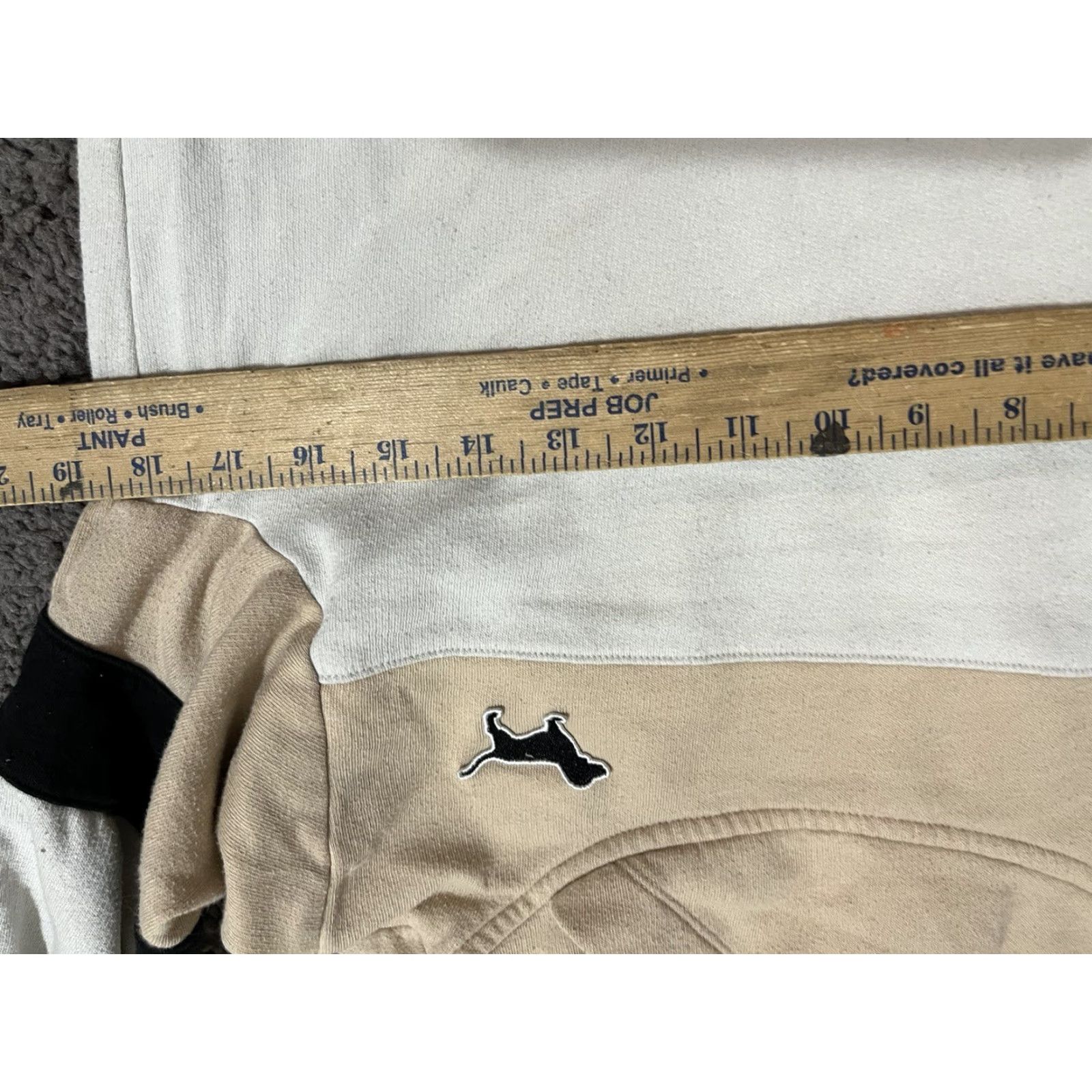 Pinko PINK Victoria’s Secret Y2K Sweats Logo Hoodie XS Top Beige White White Colorbloc Size XS / US 0-2 / IT 36-38 - 6 Thumbnail