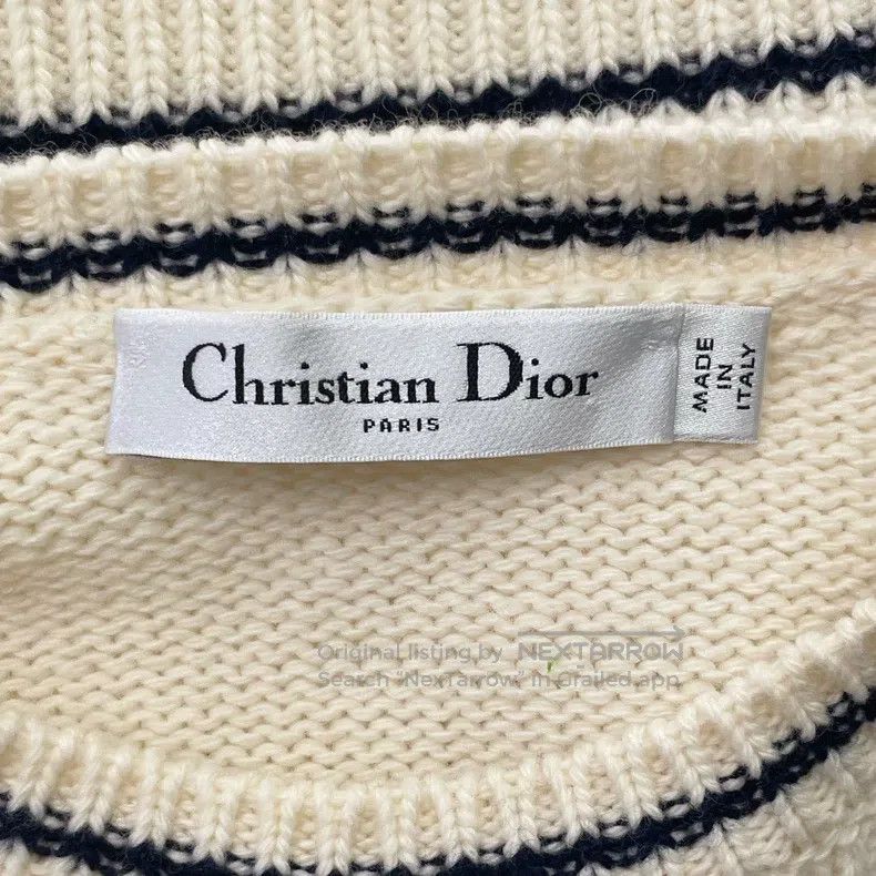 Dior Dior Beige wool knitted short sleeves Size XS / US 0-2 / IT 36-38 - 5 Thumbnail