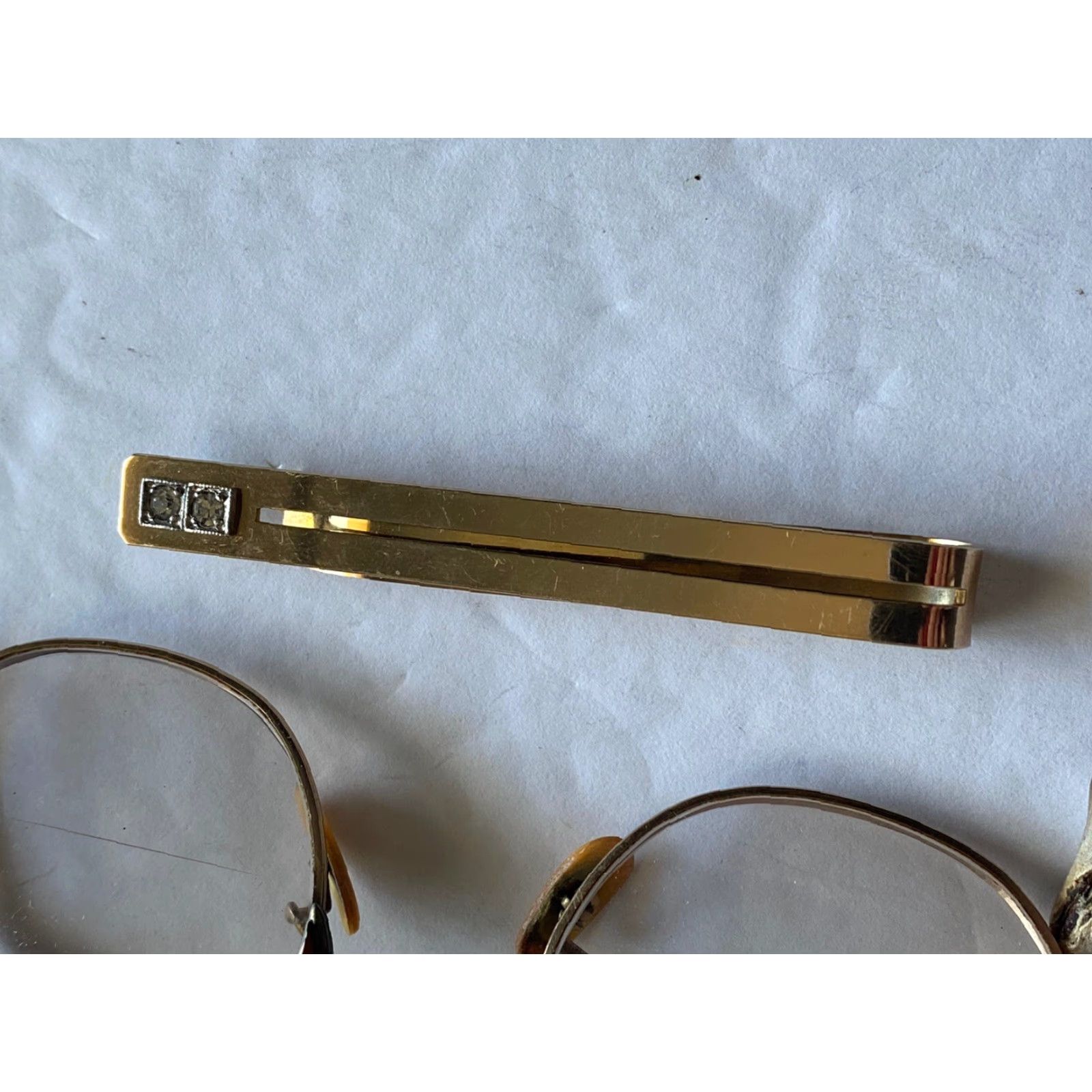 Vintage VINTAGE 12 Kt GF Gold Filled Bishop Glasses Kreisler Quality Clip Metal Frame Gold Mens Women? Size ONE SIZE - 4 Thumbnail