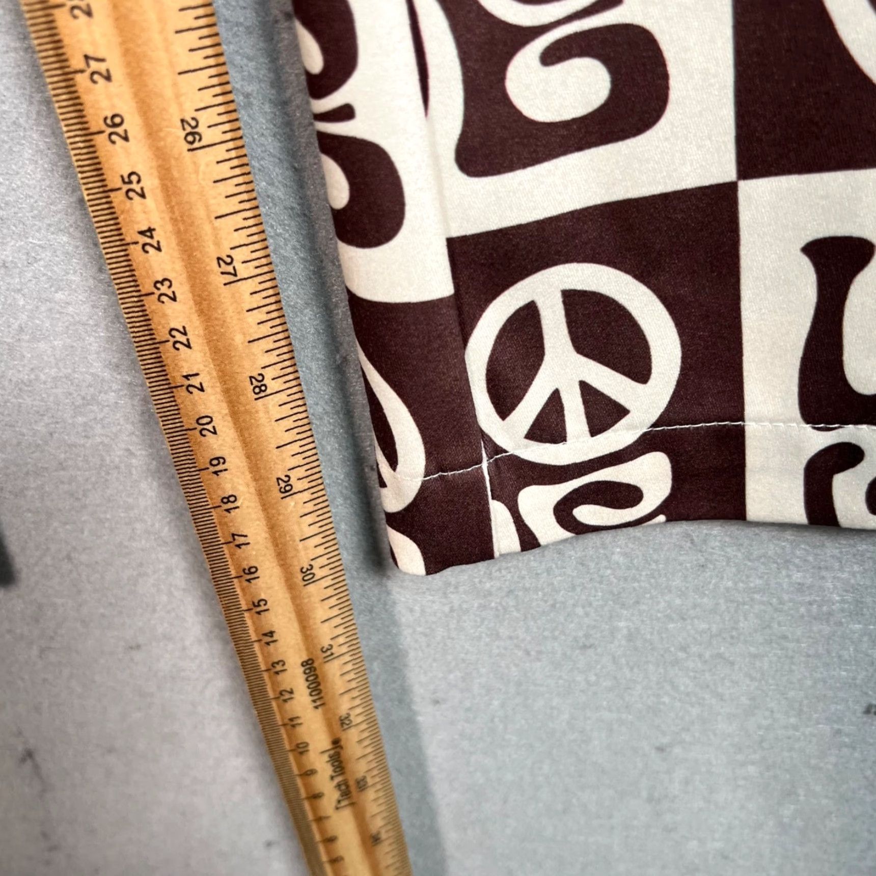 House of Sunny House Of Sunny Pants Womens Size 4 Brown & White Checkered Flared Ankle Inseam 31 in High Rise Vintage No (Adult) Womens Size 27" / US 4 / IT 40 - 7 Thumbnail