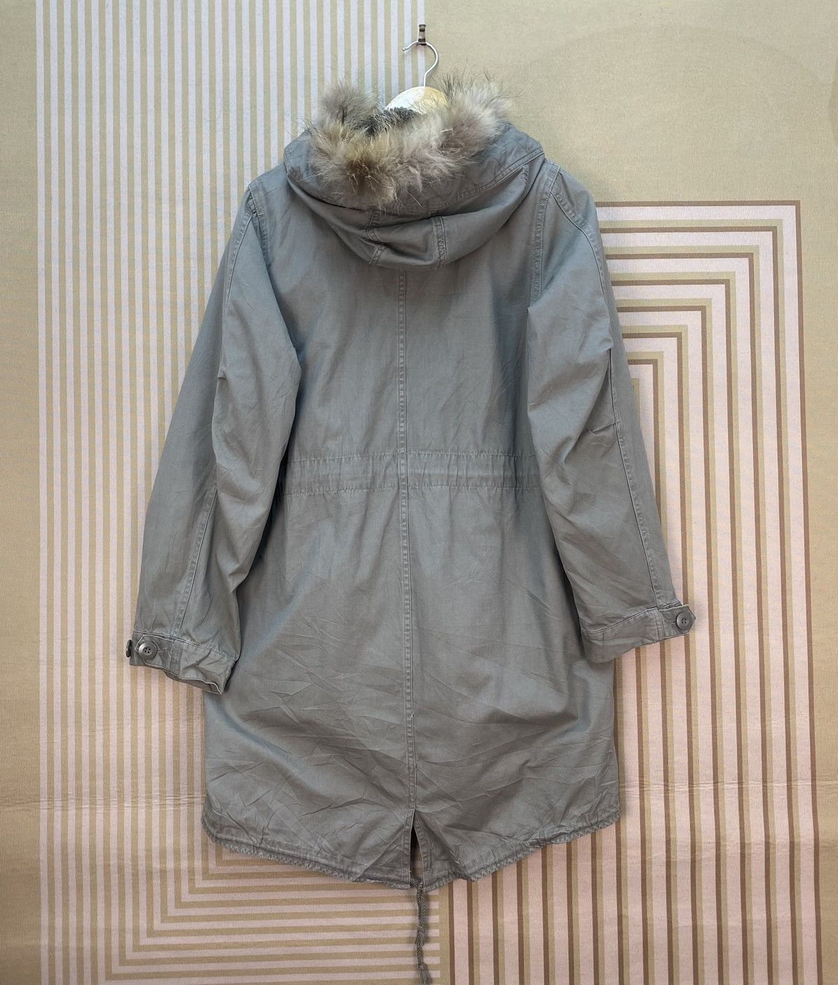 Zara 🫶Vintage Faux Fur Parka Shearling Jacket Size M / US 6-8 / IT 42-44 - 2 Thumbnail