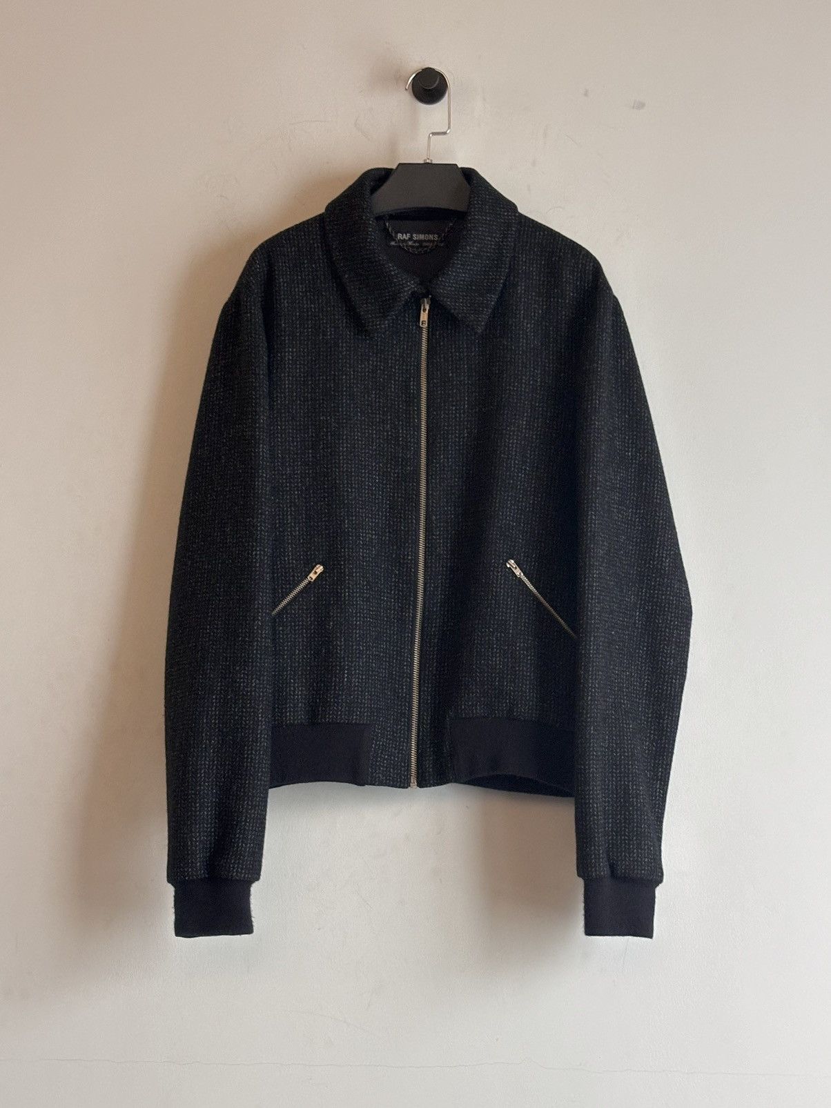 Raf Simons Raf Simons｜AW1998 Triple-Zip Tweed Cropped Jacket Size US S / EU 44-46 / 1 - 1 Thumbnail