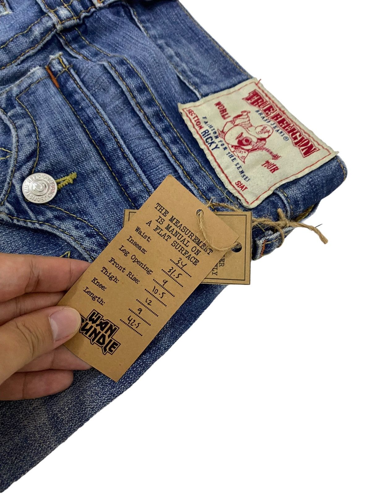True Religion True Religion Ricky Man Jean Size US 34 / EU 50 - 13 Thumbnail