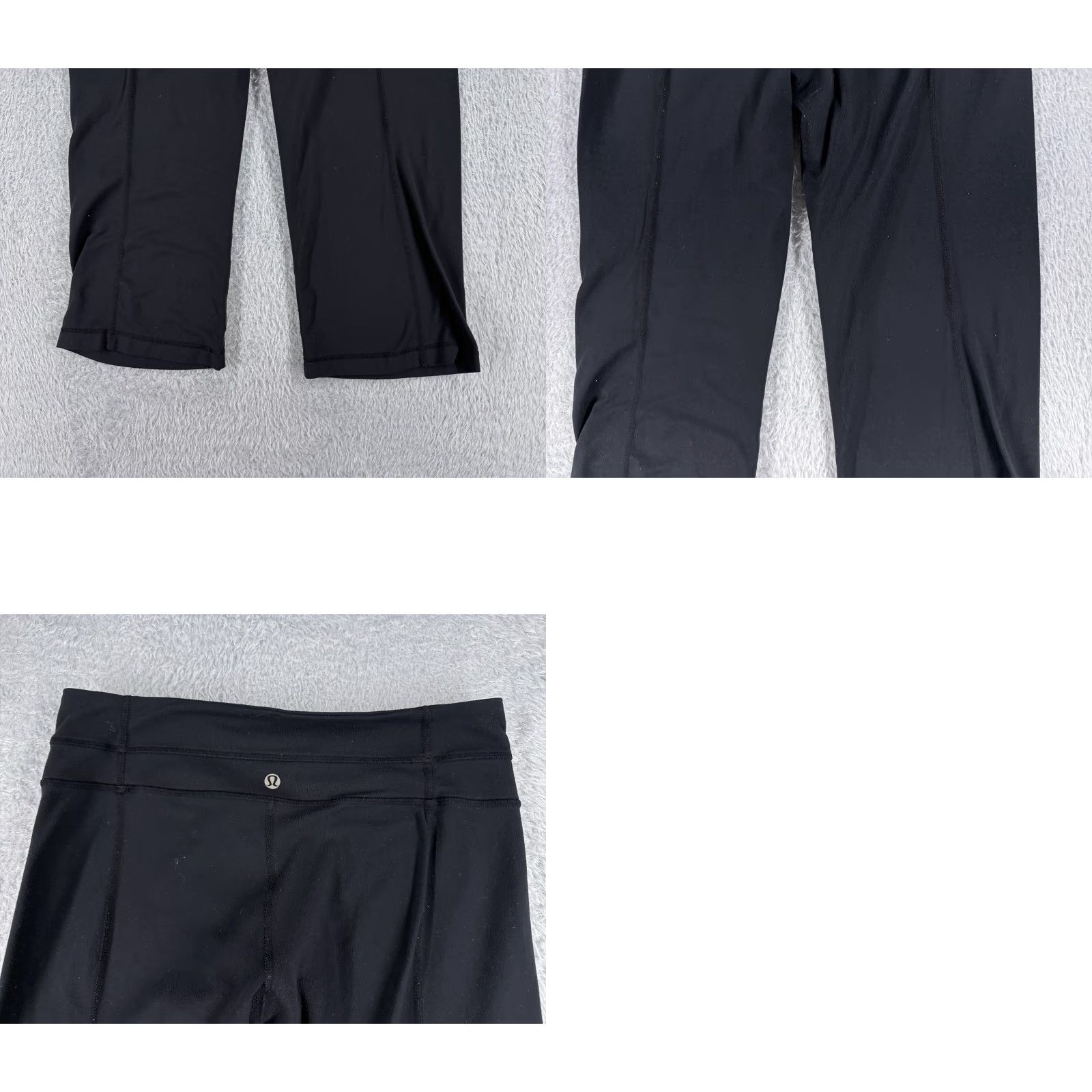 Lululemon Lululemon Pants Women 6 Black Wide-Leg Cropped 20" Inseam Yoga Workout Athleisure Casual Capris Pants Womens Size 28" / US 6 / IT 42 - 9 Thumbnail