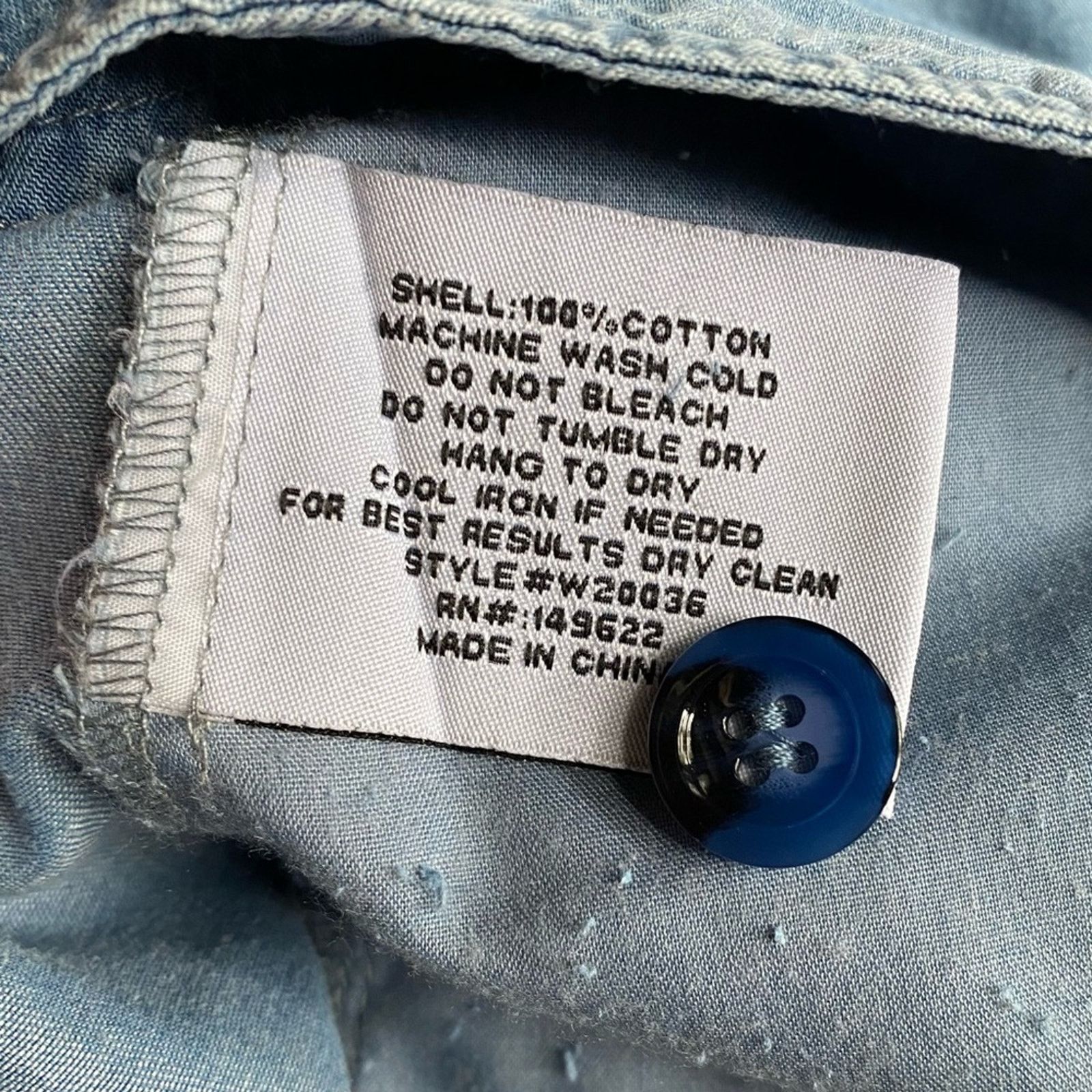 Barker NEW WALTER BAKER $168 Theo Womens Cargo Shorts Chambray 2 Size 26" / US 2 / IT 38 - 14 Thumbnail