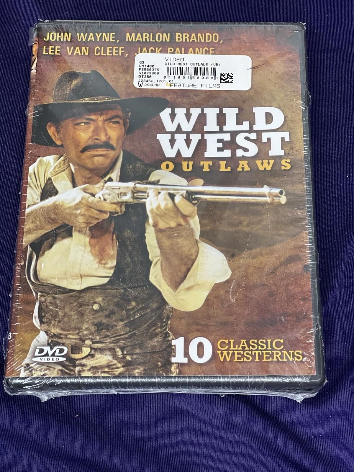 Other Wild West Outlaws DVD 10 Movie Set John Wayne Marlon Brando Size ONE SIZE - 3 Thumbnail