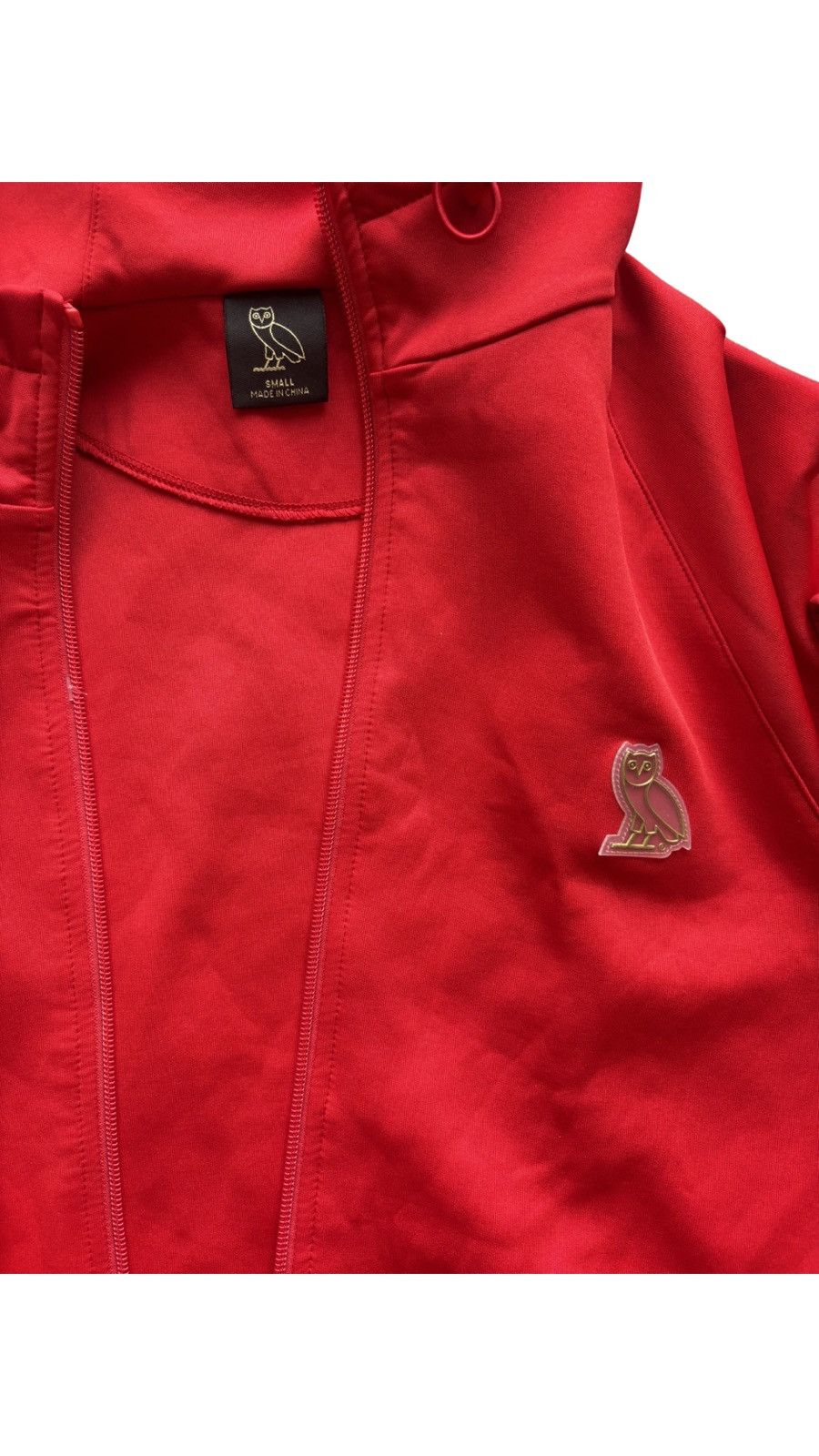 Other OVO (October's Very Own) Men's Red Zip Up Track Jacket Size US S / EU 44-46 / 1 - 8 Thumbnail
