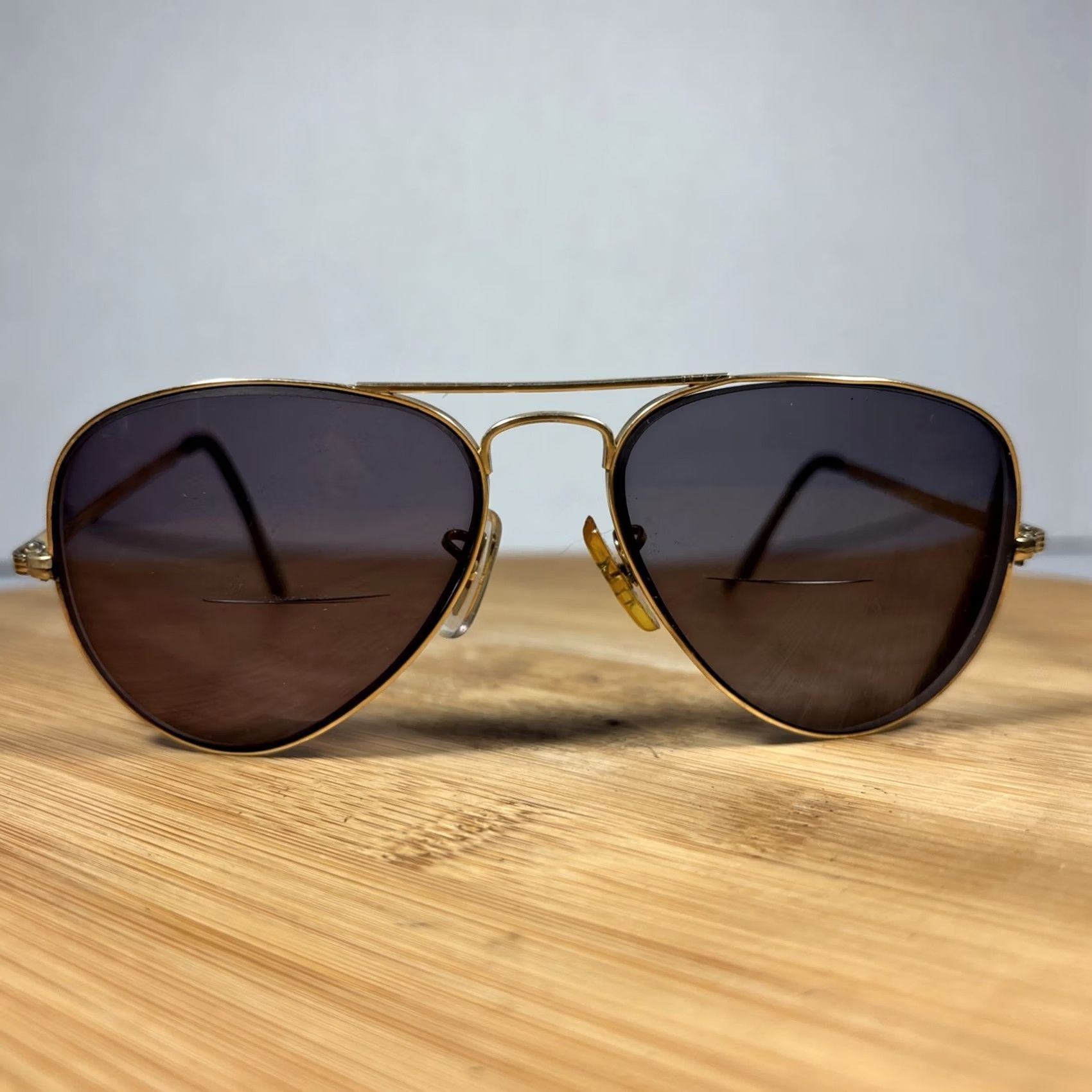 American Optical VINTAGE American Optical AO 1/10 12K Gold Frames ONLY Aviator Sunglasses 5 1/2" Gold Mens Size ONE SIZE - 5 Thumbnail