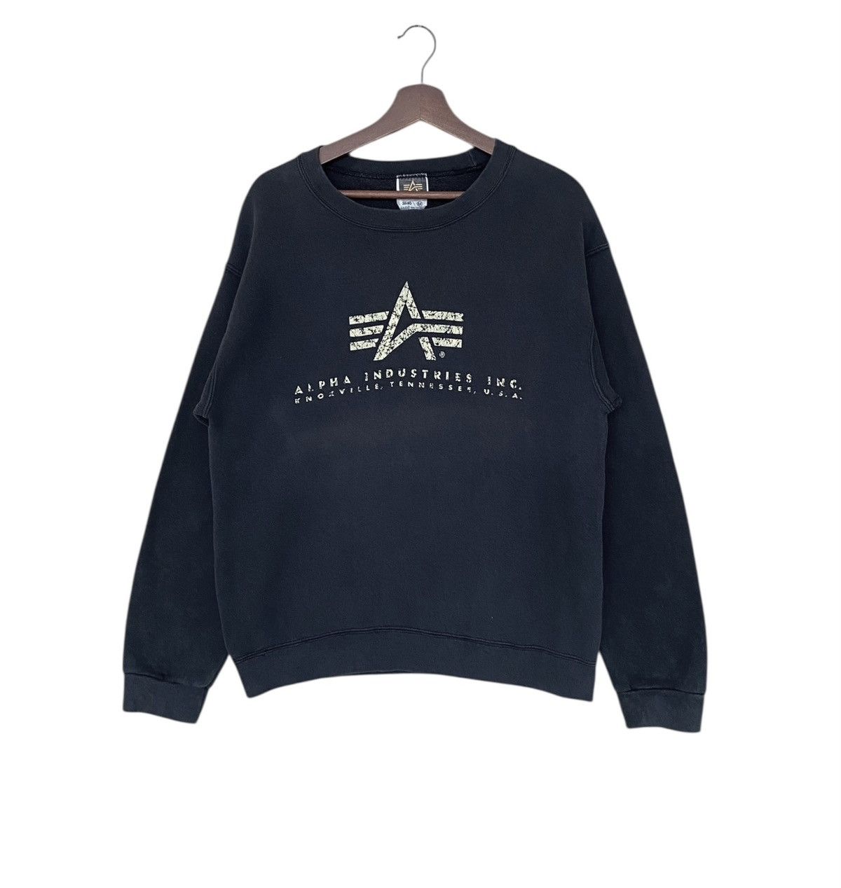 Alpha Industries × Japanese Brand × Vintage Vintage Japanese Brand Alpha Industries Sweatshirt 1990s Size US M / EU 48-50 / 2 - 1 Thumbnail