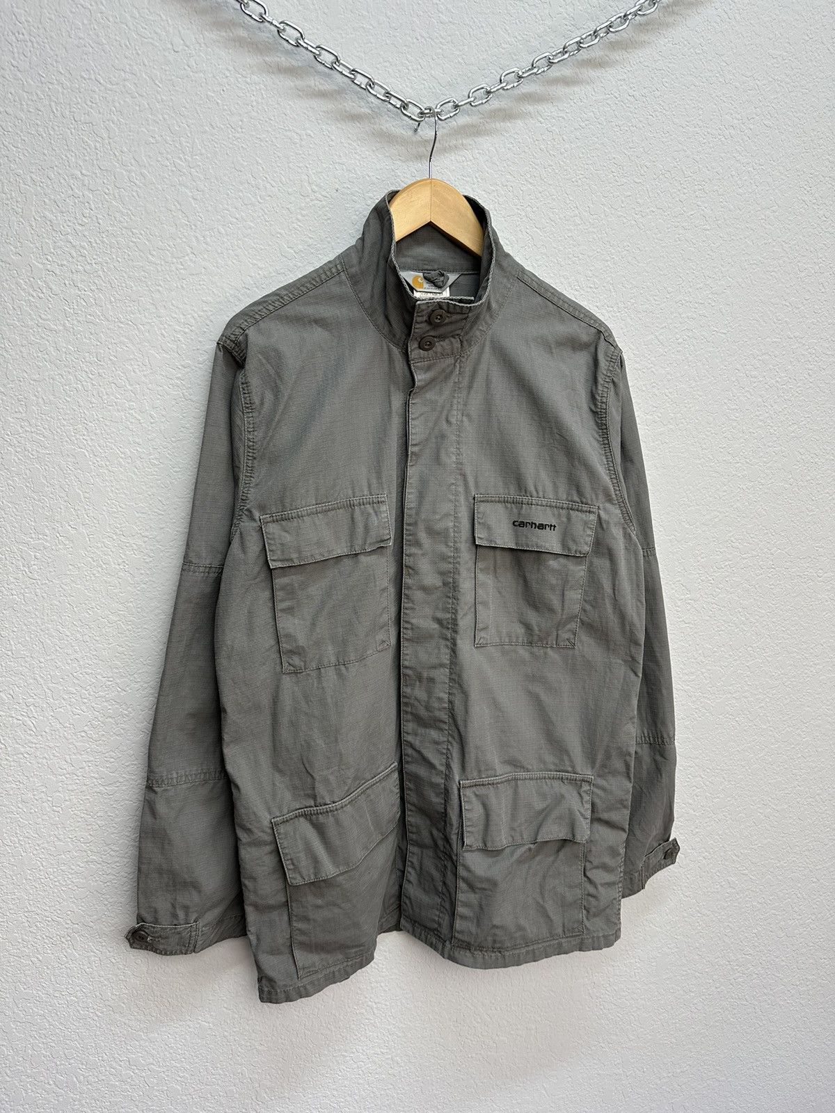 Carhartt × Vintage Vintage Carhartt Jacket Ripstop Y2K Archival Rare Size US L / EU 52-54 / 3 - 6 Thumbnail