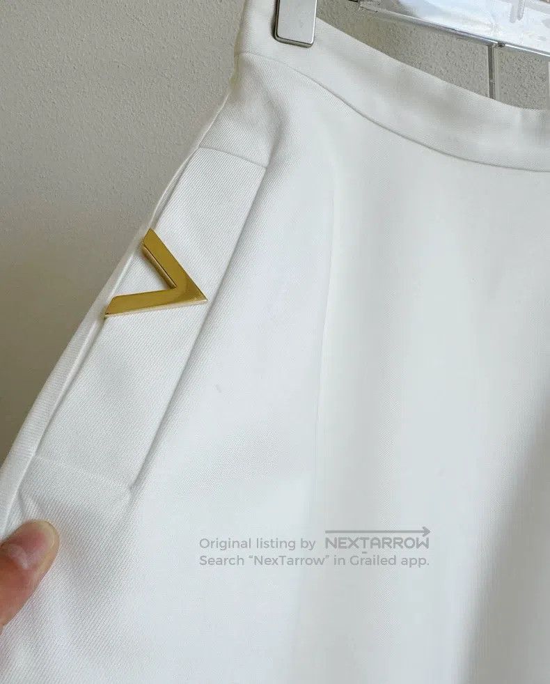 Valentino Valentino White skirt Size S / US 4 / IT 40 - 6 Thumbnail