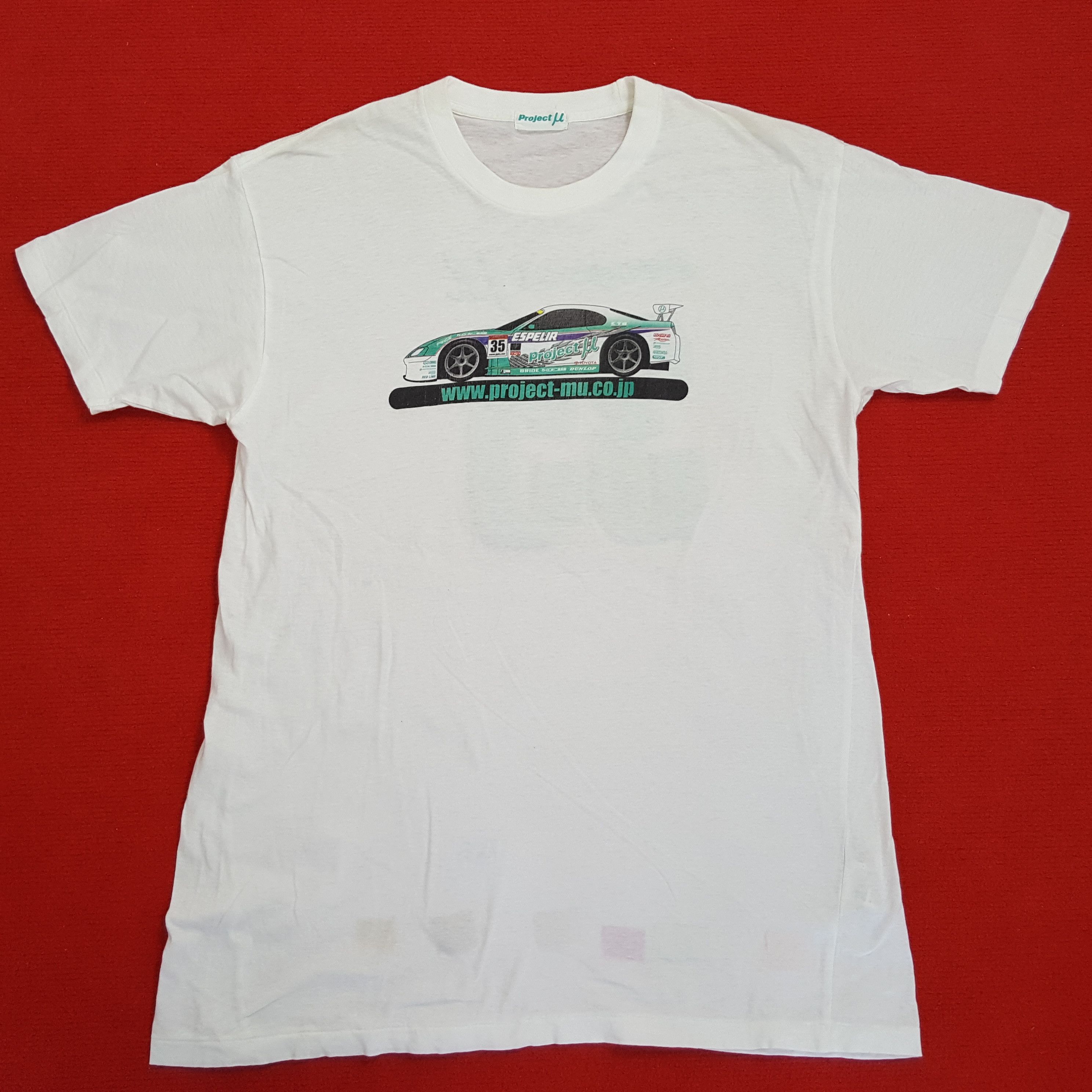 Toyota Supra Espelir Racing Car Vintage Tshirt