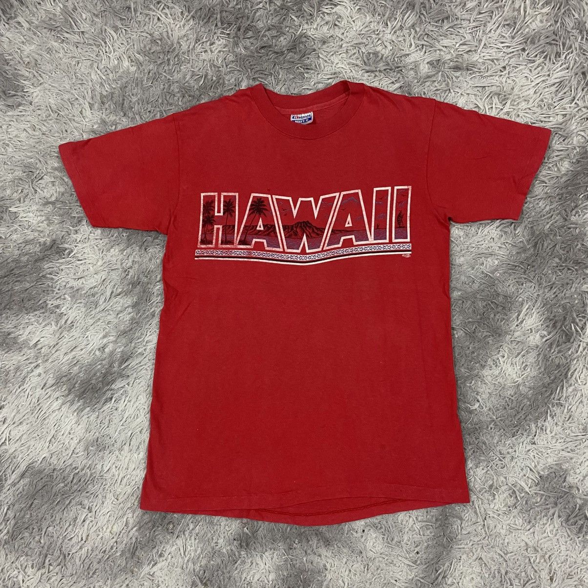 Hanes × Vintage Vintage hawaii red Size US M / EU 48-50 / 2 - 1 Thumbnail