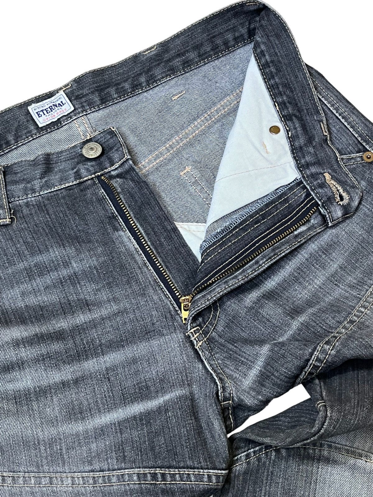 Eternal VINTAGE ETERNAL BITCKU KURASHIKI JAPANESE DENIM JEANS Size US 32 / EU 48 - 9 Thumbnail