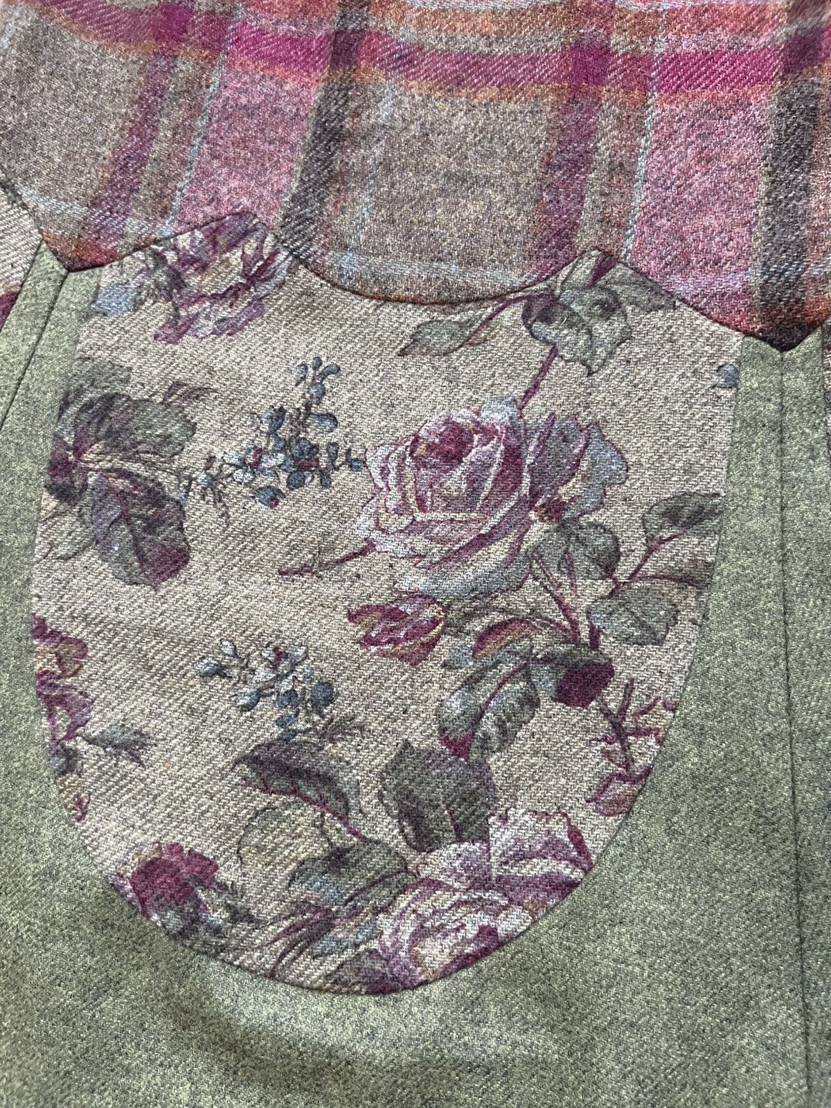 Etro Rare Etro Milano Midi Skirt Floral Print Women’s Size 44 EU Size 30" / US 8 / IT 44 - 5 Thumbnail