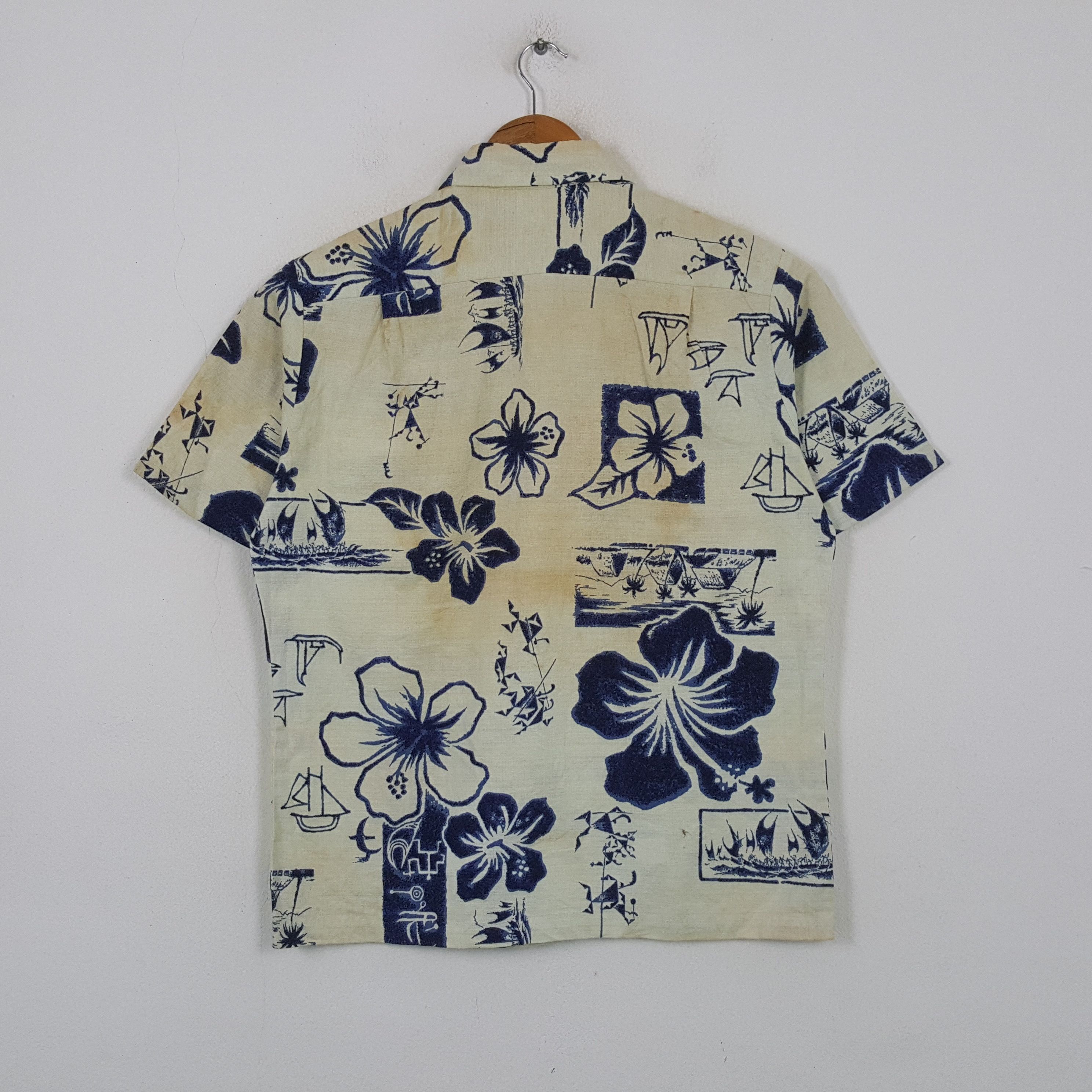Vintage Vintage Hawaii Flowers Style Shirt RR13 Size US XL / EU 56 / 4 - 3 Thumbnail