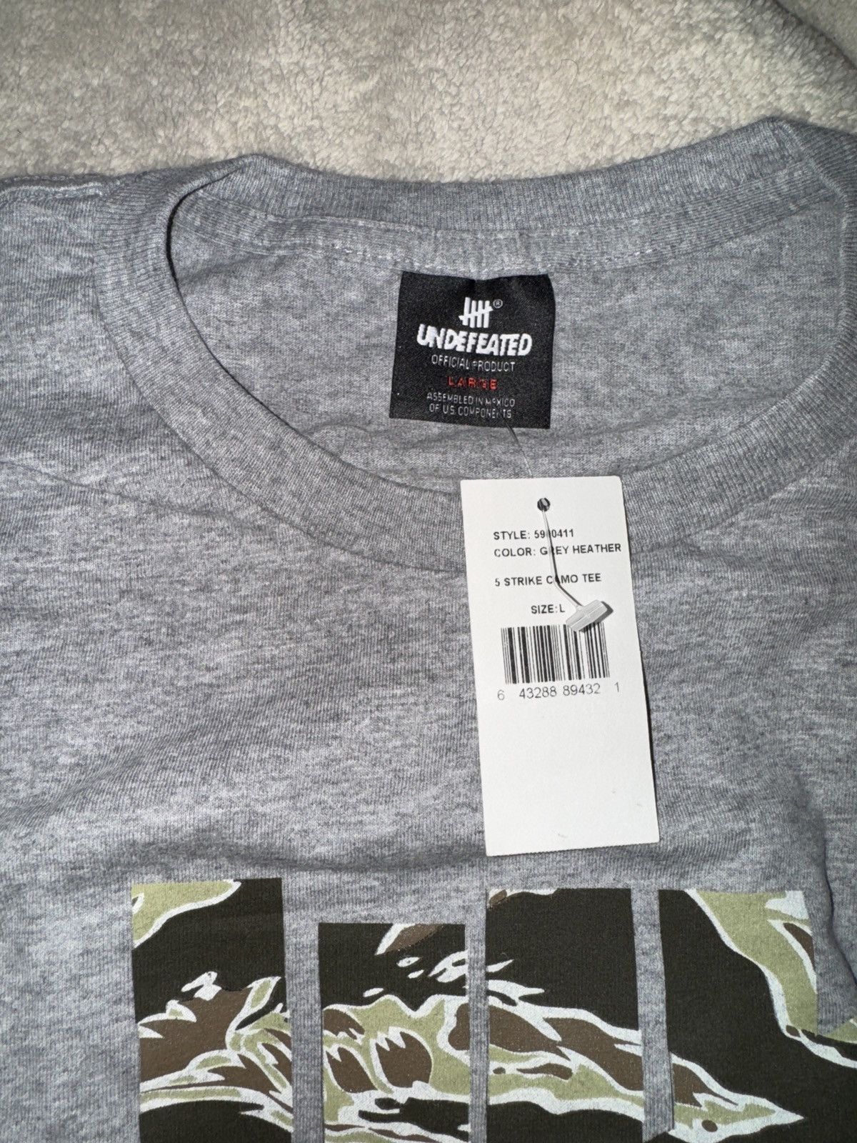 Undefeated Undefeated strike camo tee Size US L / EU 52-54 / 3 - 3 Thumbnail