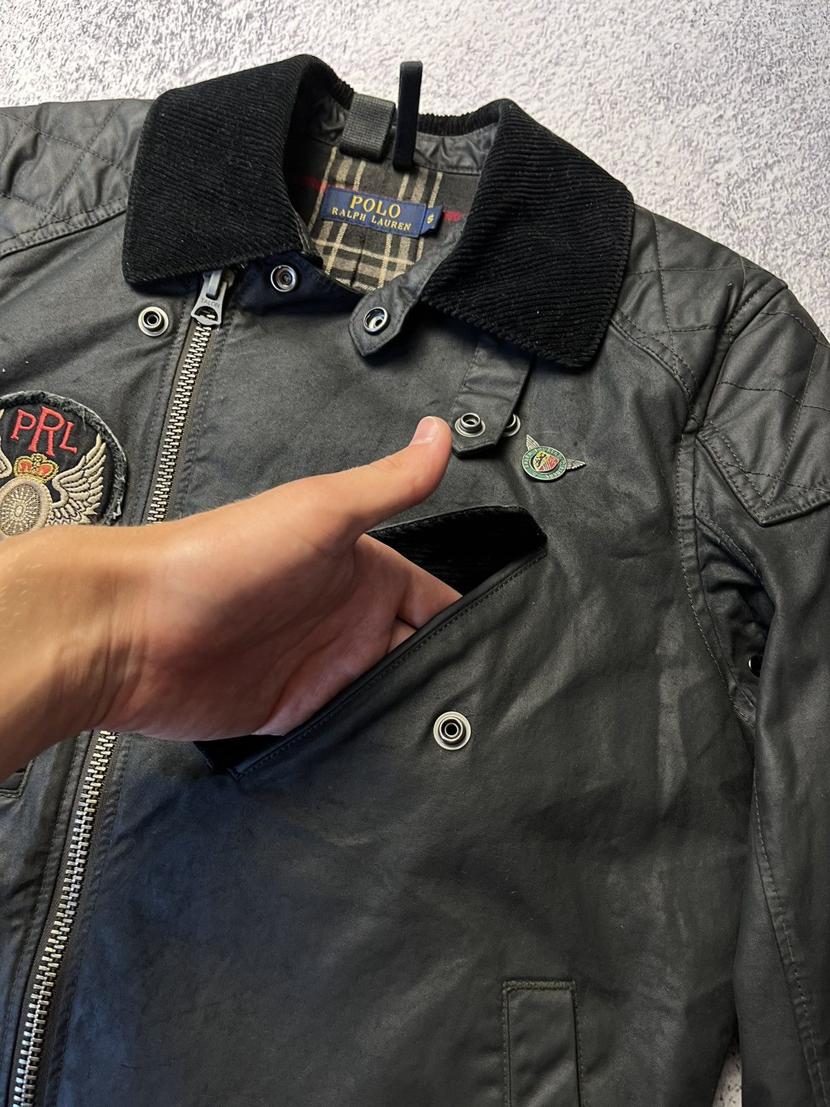 Polo Ralph Lauren Polo Ralph Lauren Double Riders Oiled Leather Jacket Size US S / EU 44-46 / 1 - 11 Thumbnail