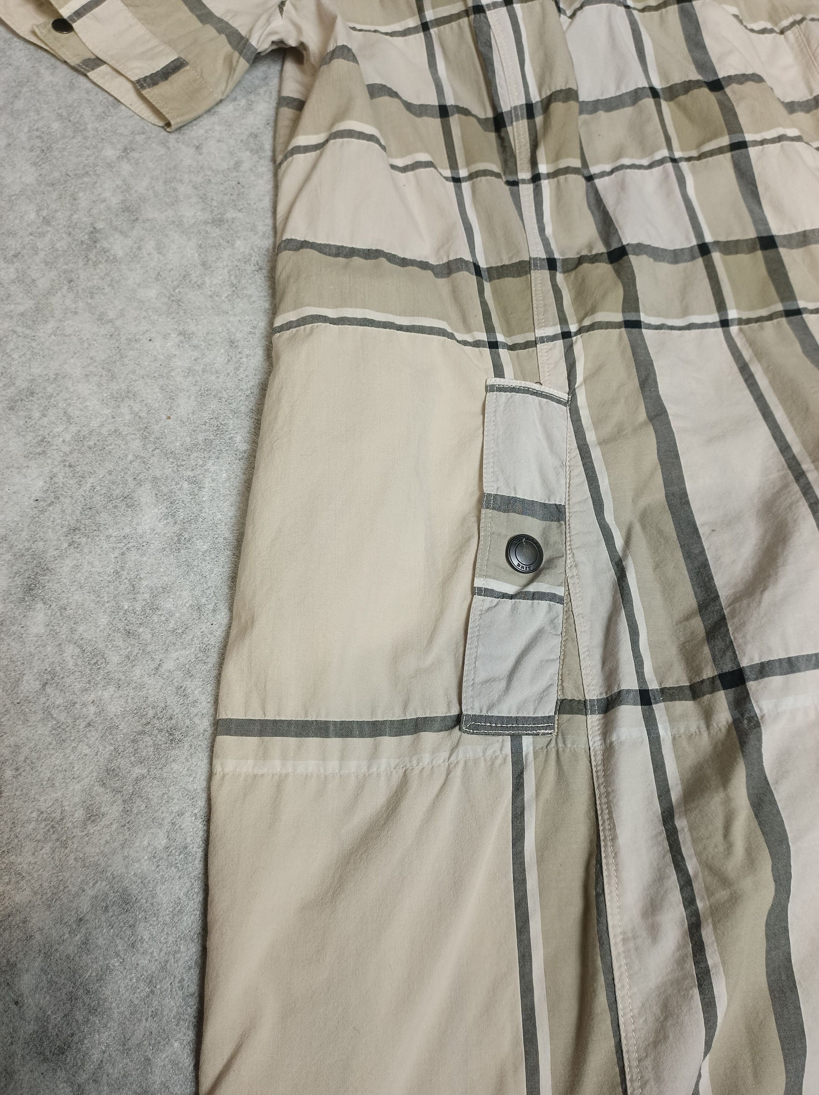 Burberry Burberry Brit Kristie Dress Nova Check Plaid Beige Grey US12 Size L / US 10 / IT 46 - 7 Thumbnail