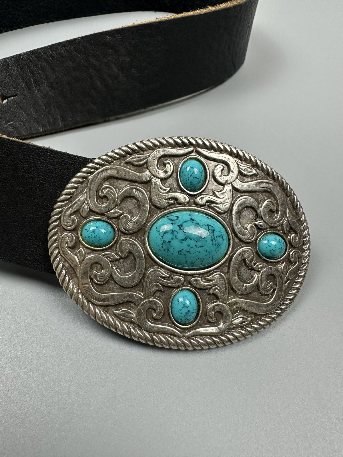 Designer × Genuine Leather × Vintage Vintage Genuine Leather Misch Masch Belt Size 32 - 9 Thumbnail
