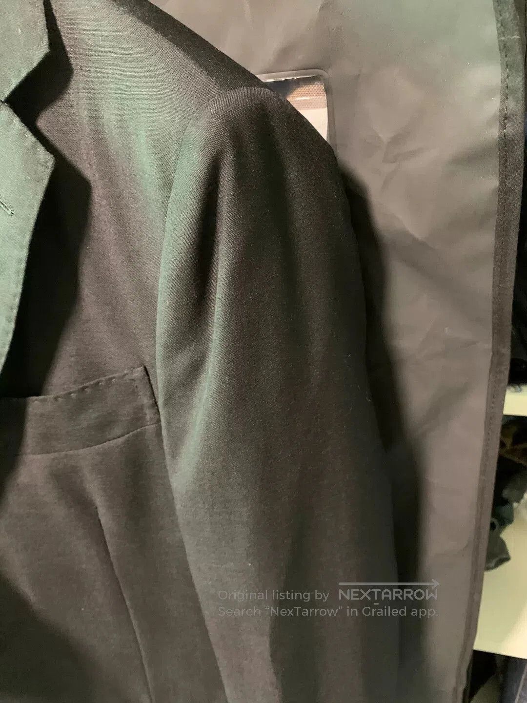 Stile Latino black italian tailored suit size 46. Size US M / EU 48-50 / 2 - 4 Thumbnail