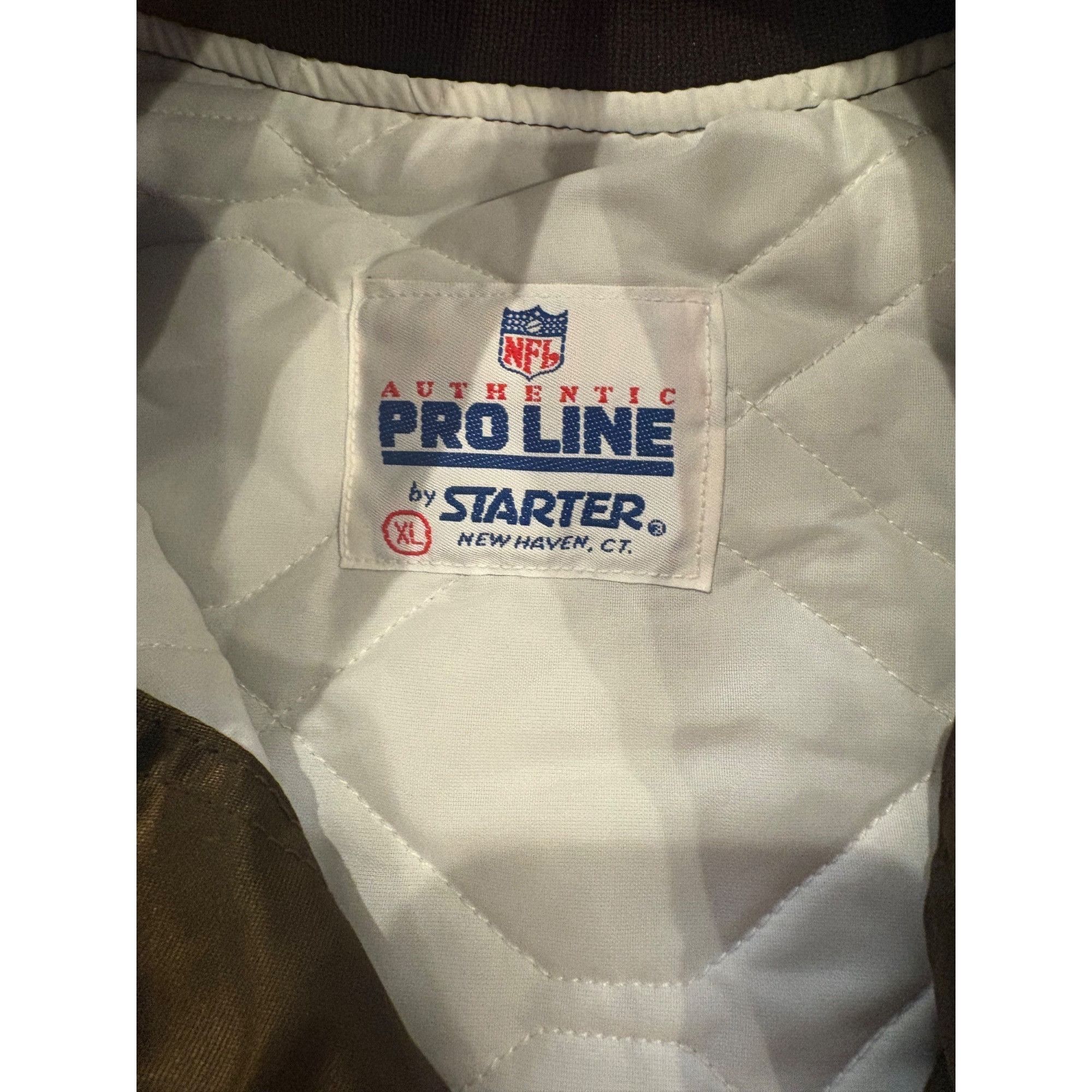 Starter Vintage 80s Starter Cleveland Browns Authentic NFL Pro Line Size US XL / EU 56 / 4 - 6 Thumbnail
