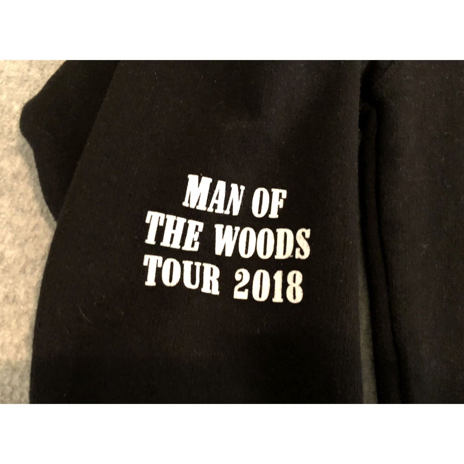 Heron Preston VINTAGE 2018 Justin Timberlake Man Of The Woods Tour Hoodie Sweater Heron Preston XL Black Cotton Blend Pullover Men Boys Mens Womens? Size US XL / EU 56 / 4 - 3 Thumbnail