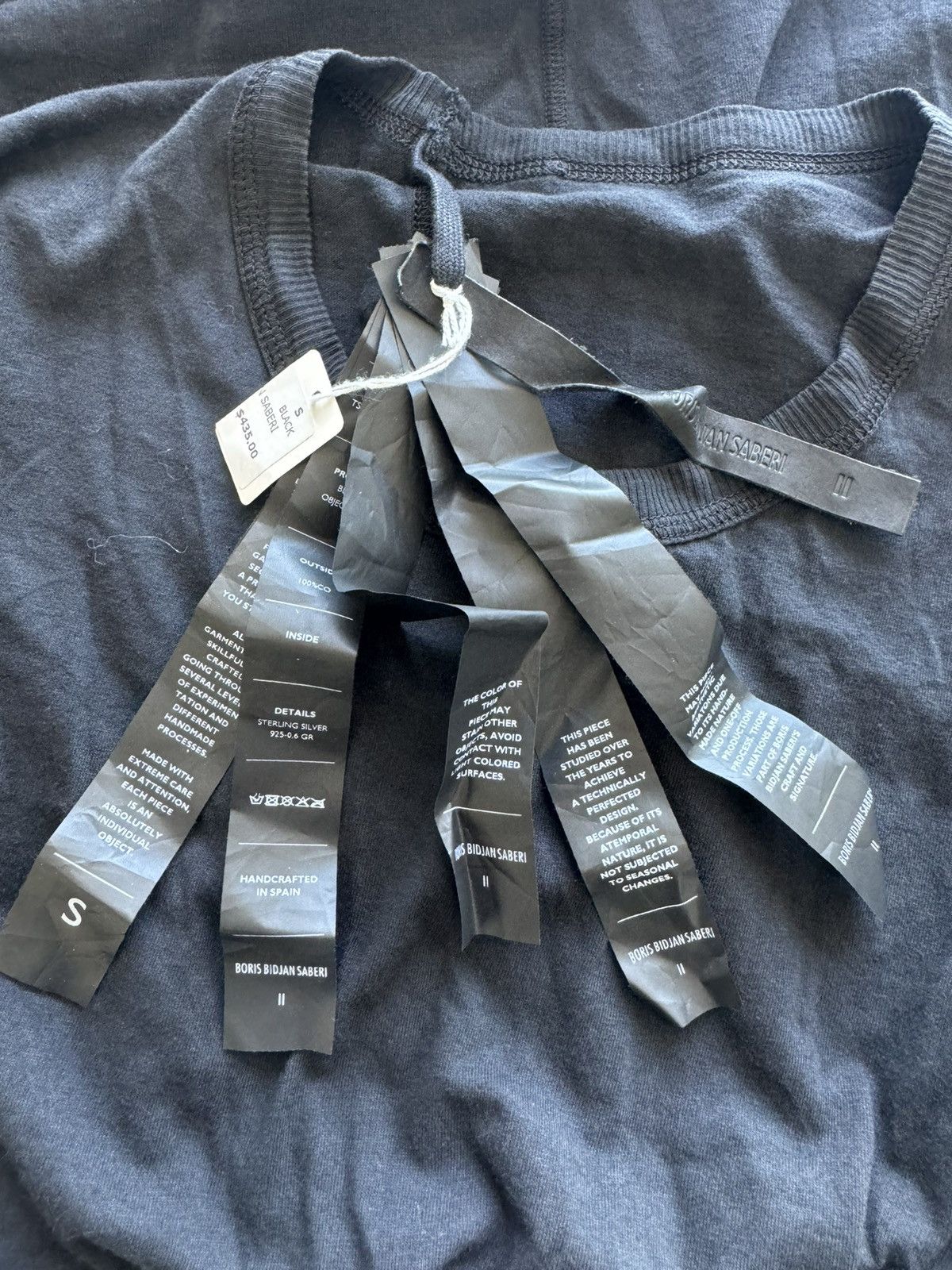 Boris Bidjan Saberi BORIS BIDJAN SABERI TS1 RF Regular Fit F035 T-shirt Size US S / EU 44-46 / 1 - 5 Thumbnail