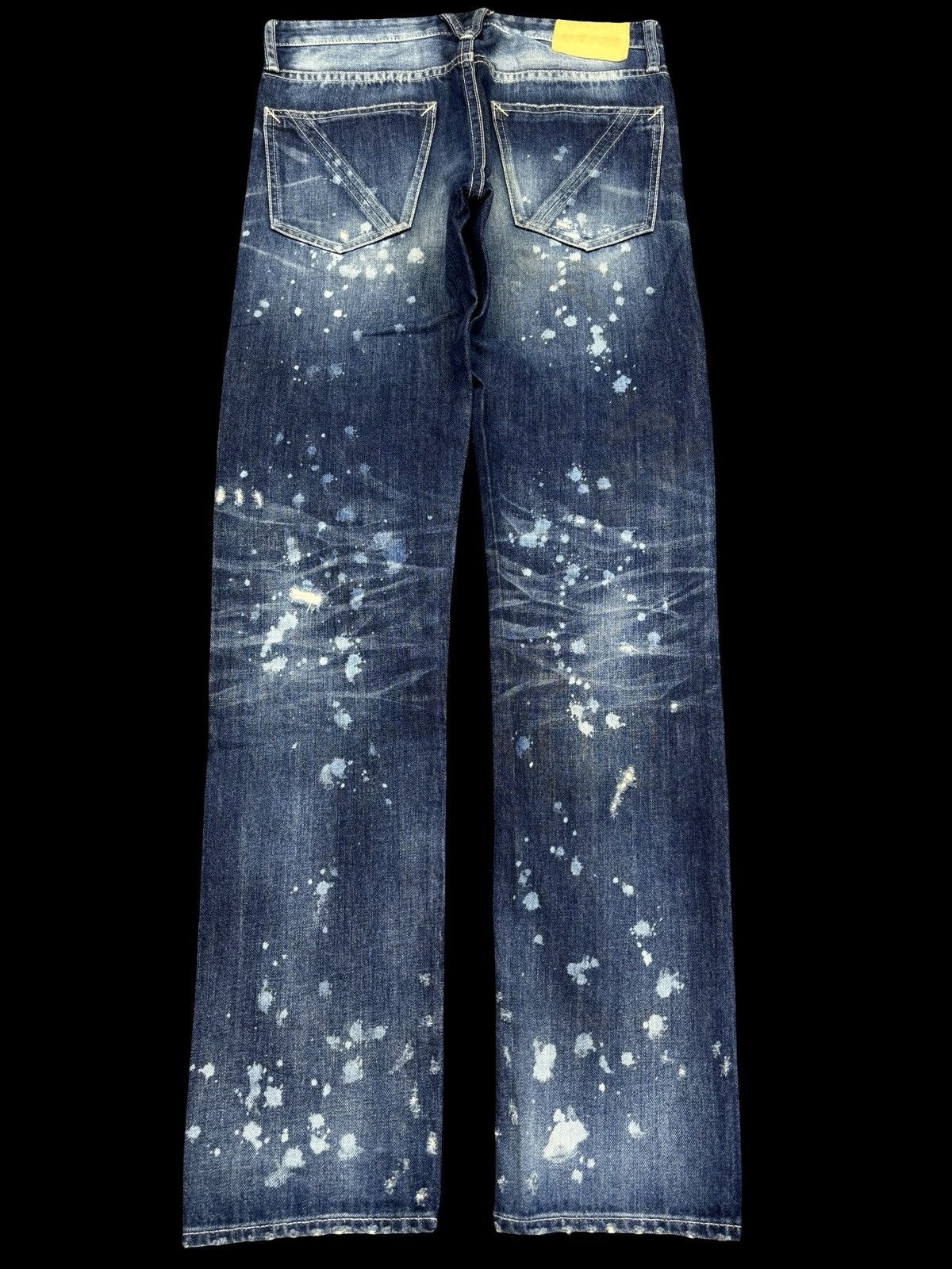 💥Insane Style💥Vanquish Paint Spltter Distressed Denim F707