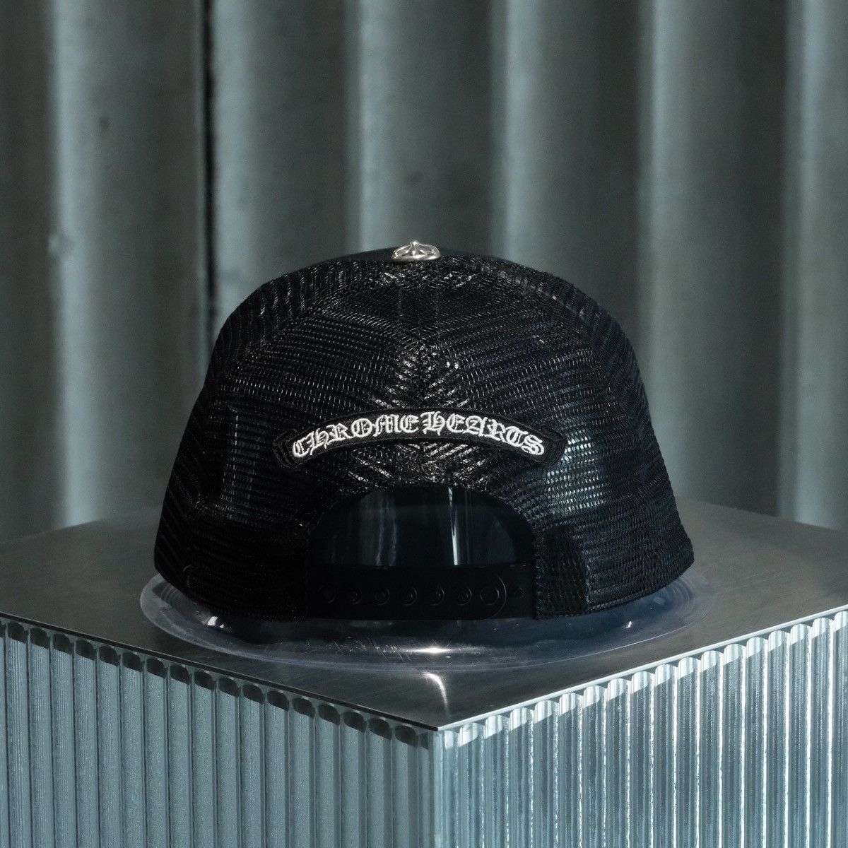 Chrome Hearts CHROME HEARTS TRUCKER CAP - CEMETERY PONY HAIR PATCHWORK Size ONE SIZE - 5 Thumbnail